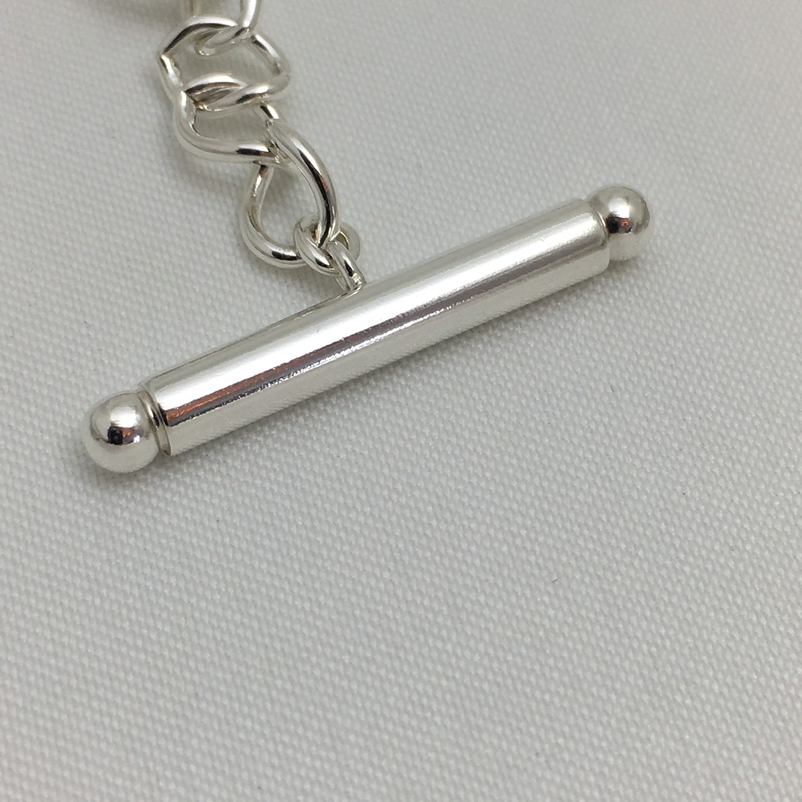 Please Return to Tiffany Silver Heart Tag Toggle Necklace in Silver AUTHENTIC