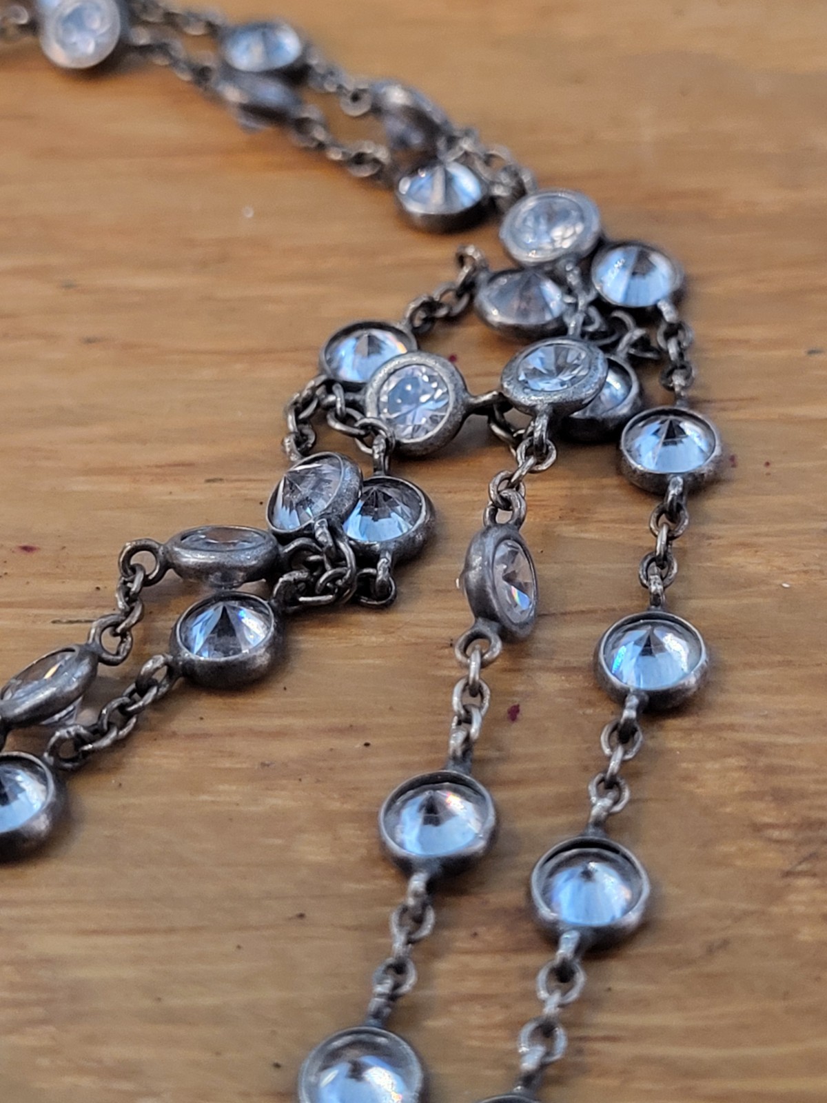 SILPADA 925 SILVER CRYSTAL NECKLACE. ART MEETS BEAUTY.