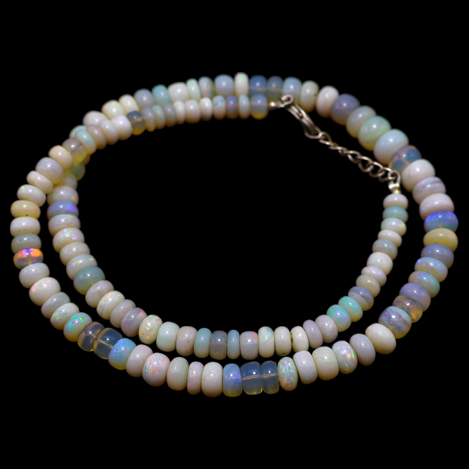 Smooth Fire Opal Beaded Not Applicable Rondelle Mother Boho New Necklace Jewelry