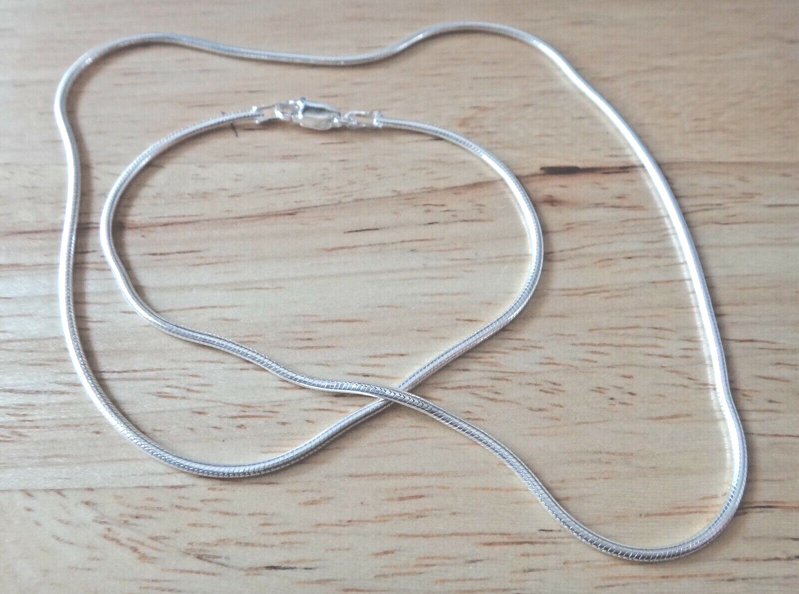 30″ Sterling Silver 1.5 mm Heavy 13 gram Round Snake Chain Men or Women