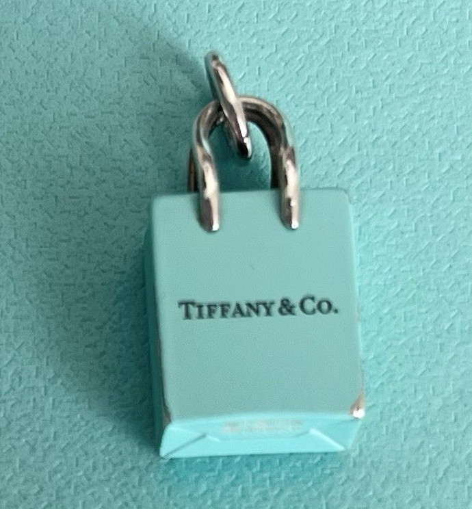 Tiffany & Co. Enamel Shopping Bag Charm