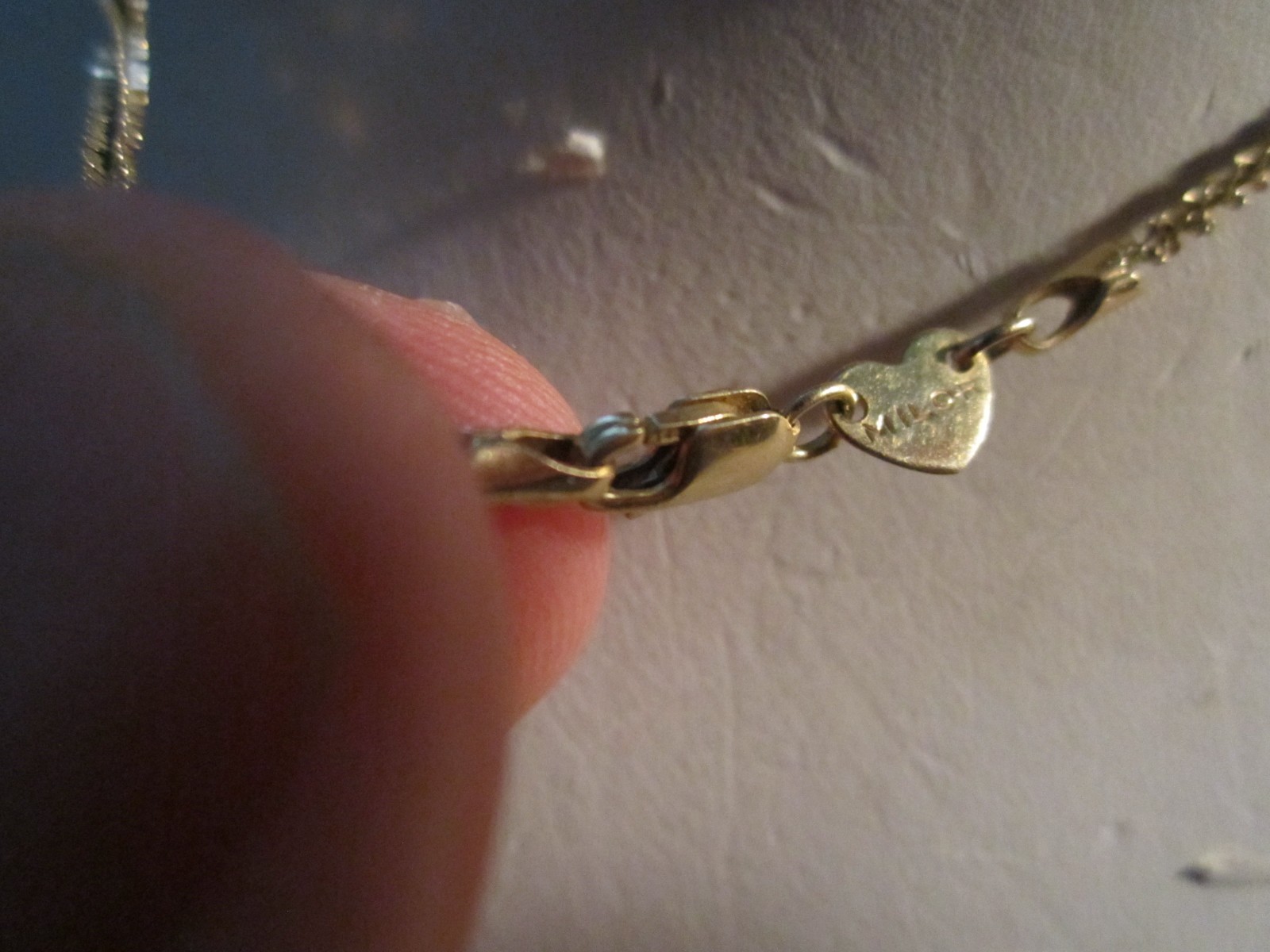MILOR 14K GOLD NECKLACE 1.65g – 12″ LONG – SIGNED MILOR MARKED 14K AND 585 ITALY