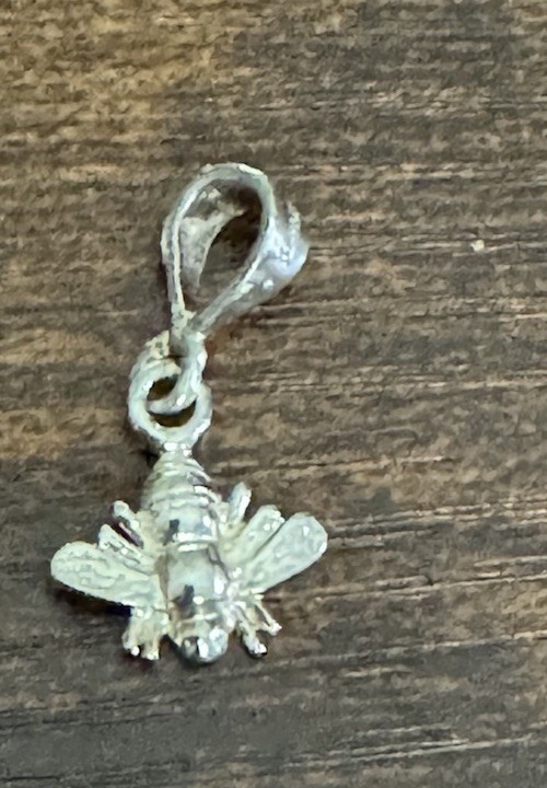 Gorgeous Sterling Silver Small Bumblebee Pendant For Adult & Child Marked