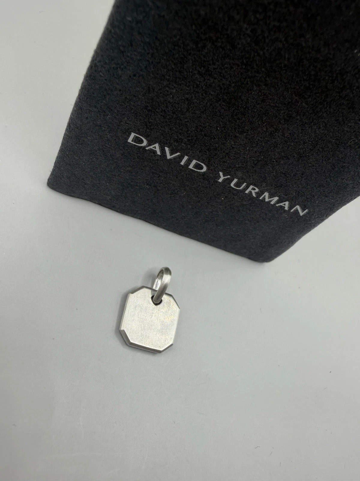 David Yurman Octagonal Amulet Sterling Silver, 15 mm