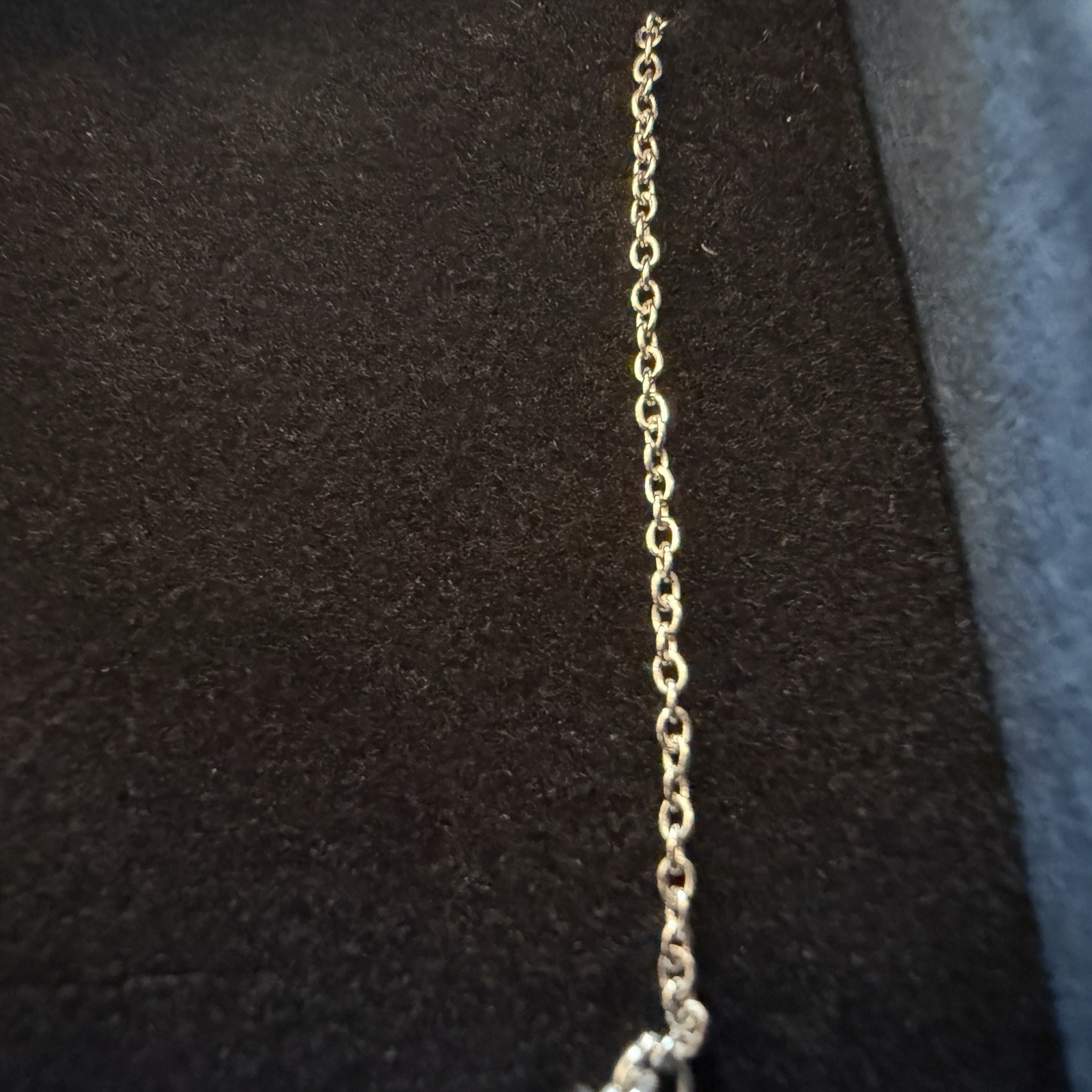 1.00+ Ct F VS Smiley Necklace Lab Created Grown Diamond Real 925 Sterling Silver