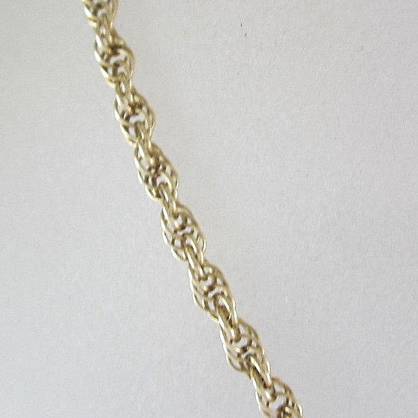 LADIES 14K YELLOW GOLD DIAMOND & PINK SAPPHIRE NECKLACE 0.17DW 7.5G
