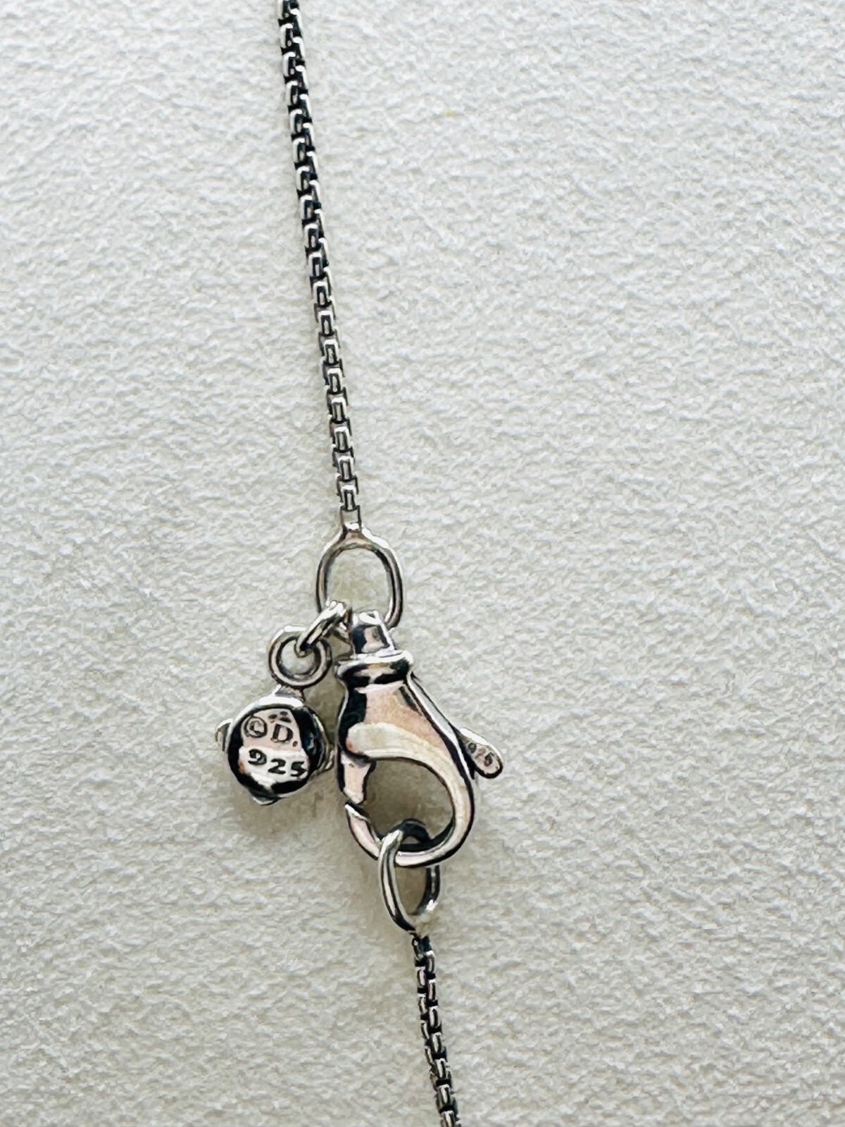 David Yurman Sterling Silver Chatelaine Pendant necklace with Amethyst. I-88