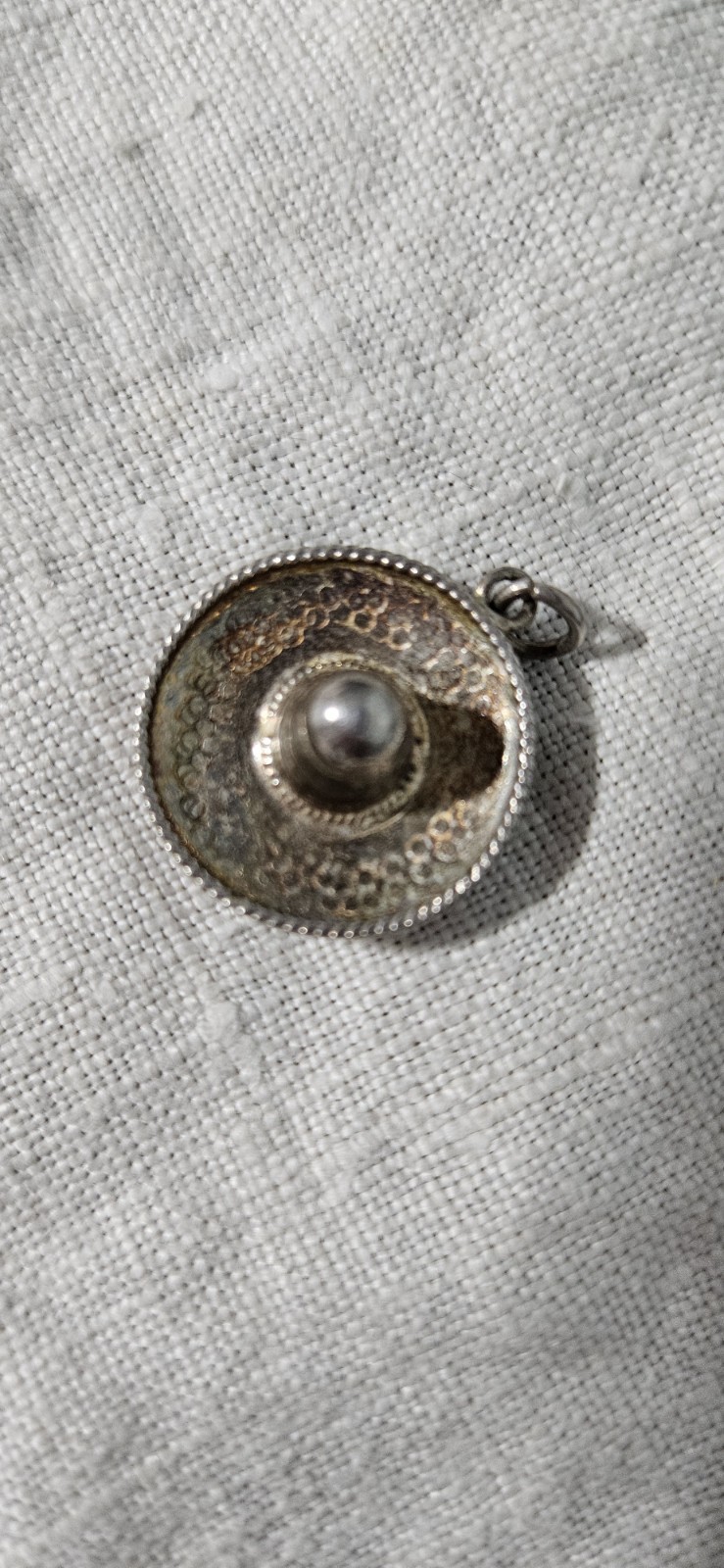 Sterling Silver 925 Sombrero Signed Mexico MPN 10-91 charm