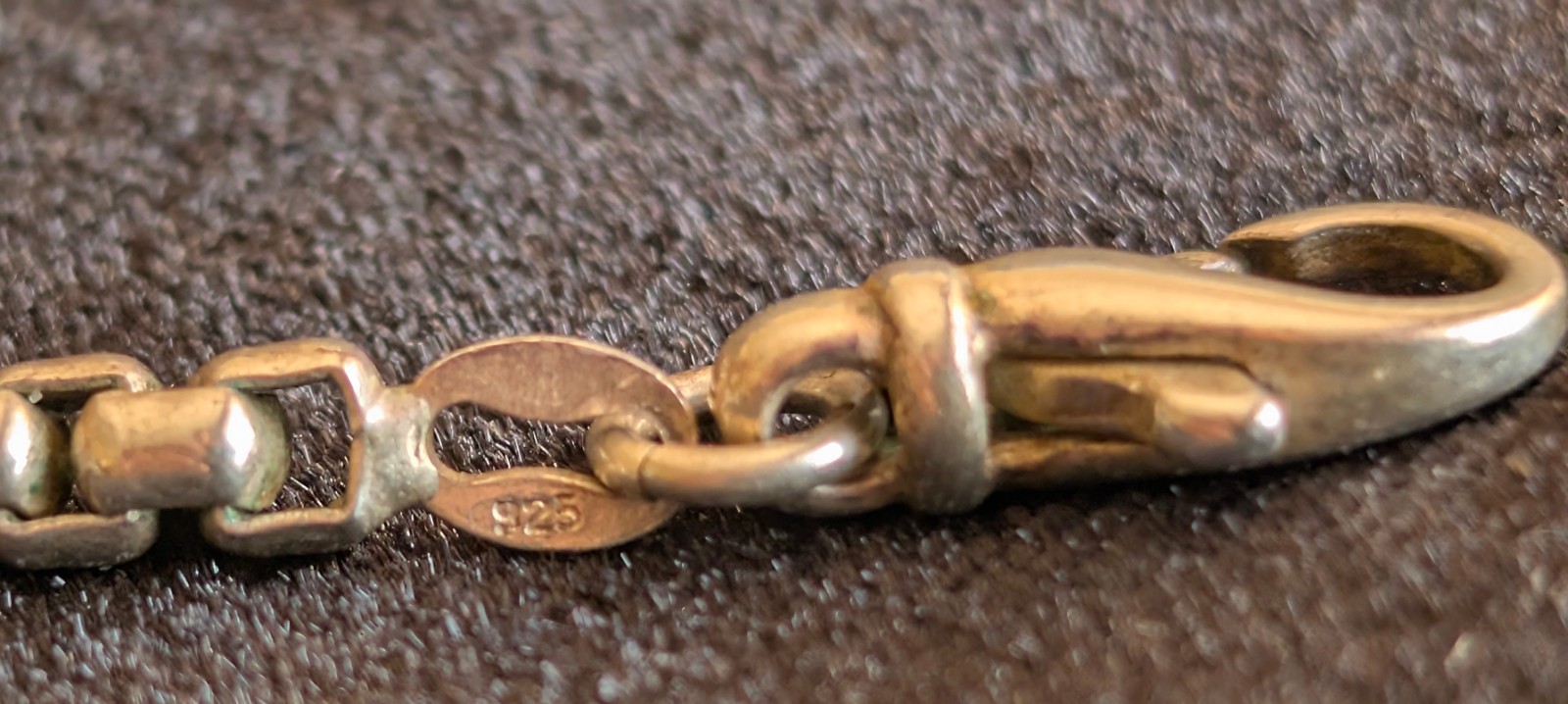 Sterling 925 3mm Rounded Box Chain 28 inches Lobster Claw Clasp 41g