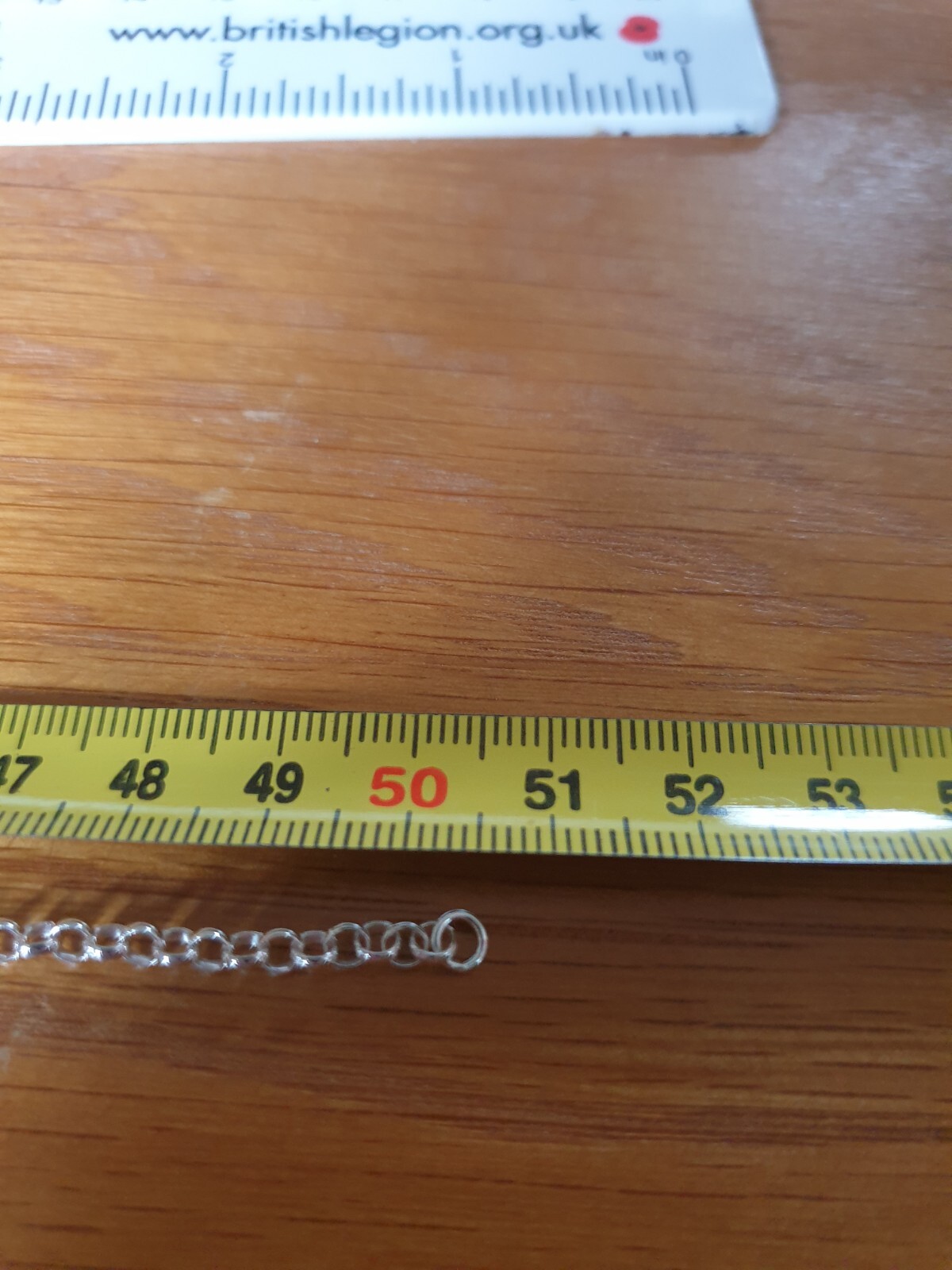 20 Inch 7.3g Genuine 925 Sterling Silver Belcher Chain Necklace 51 CM 3.1mm B2