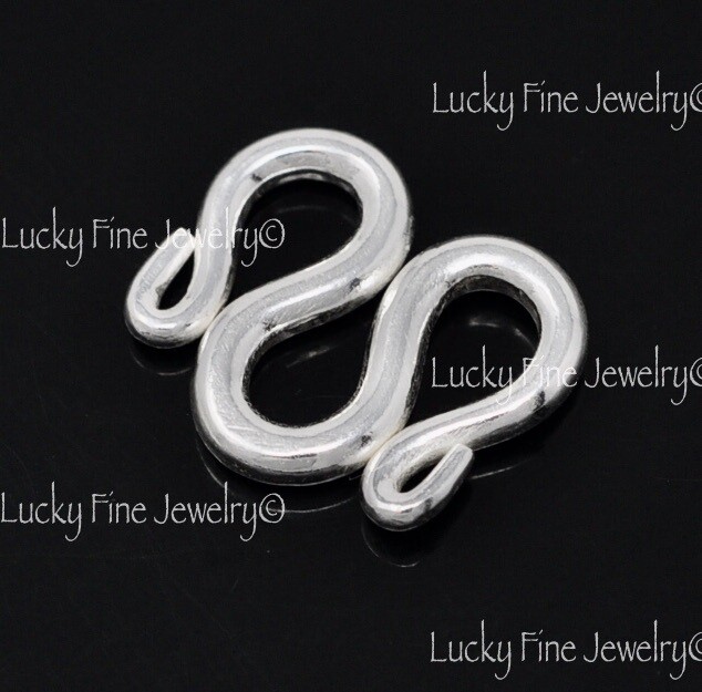 999 FINE silver Handmade M clasp Lock