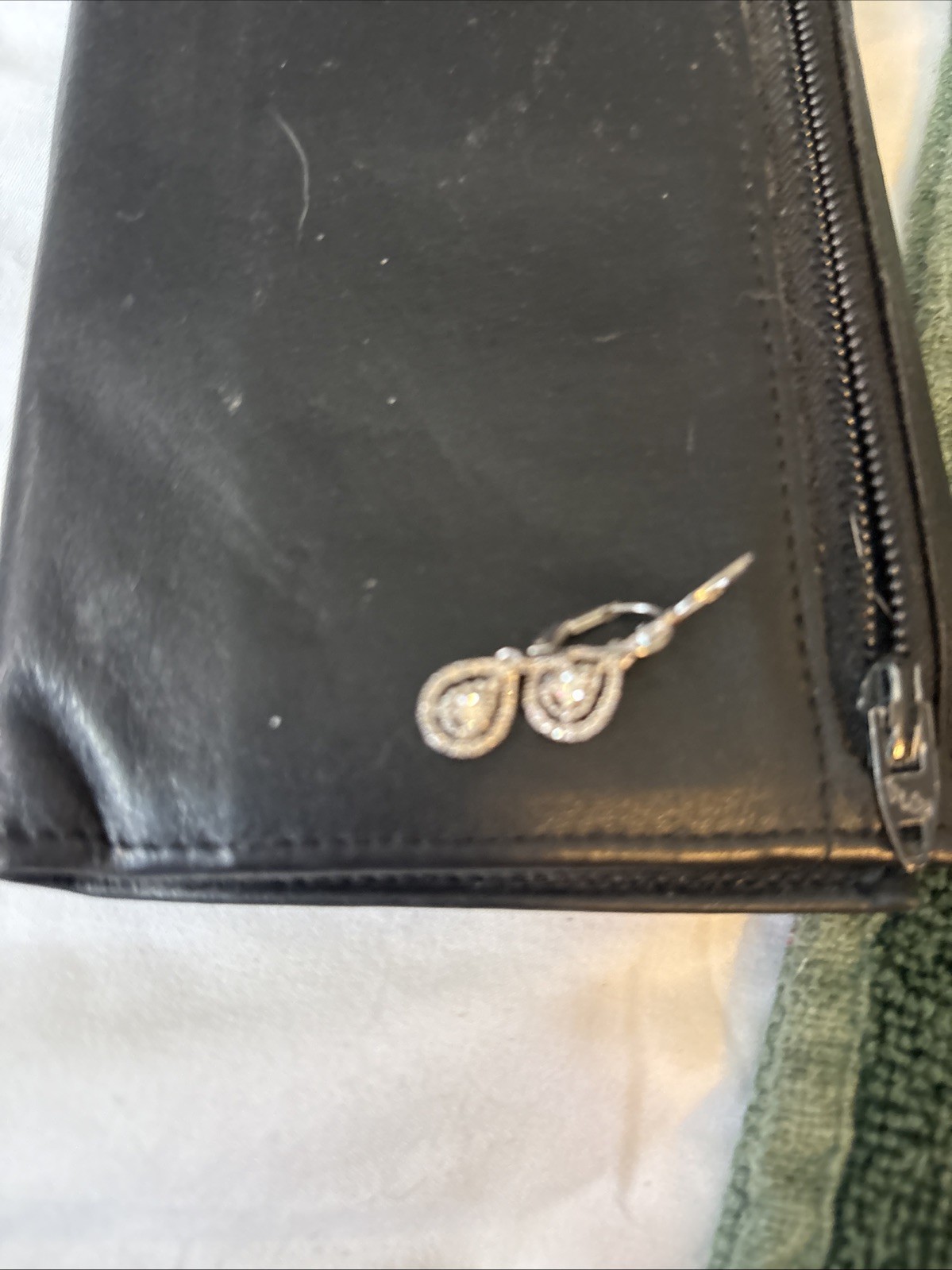 10k White Gold Helzberg Necklace And Earrings