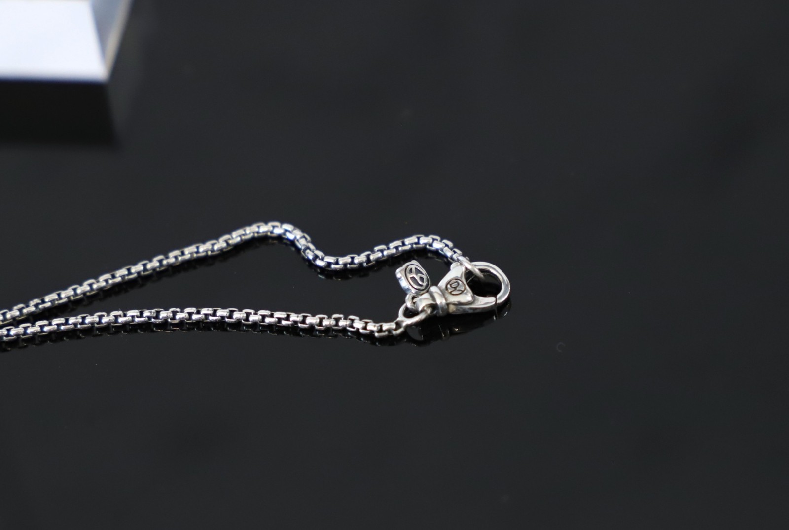 David Yurman Sterling Silver Lemon Citrine Petite Albion Enhancer Necklace