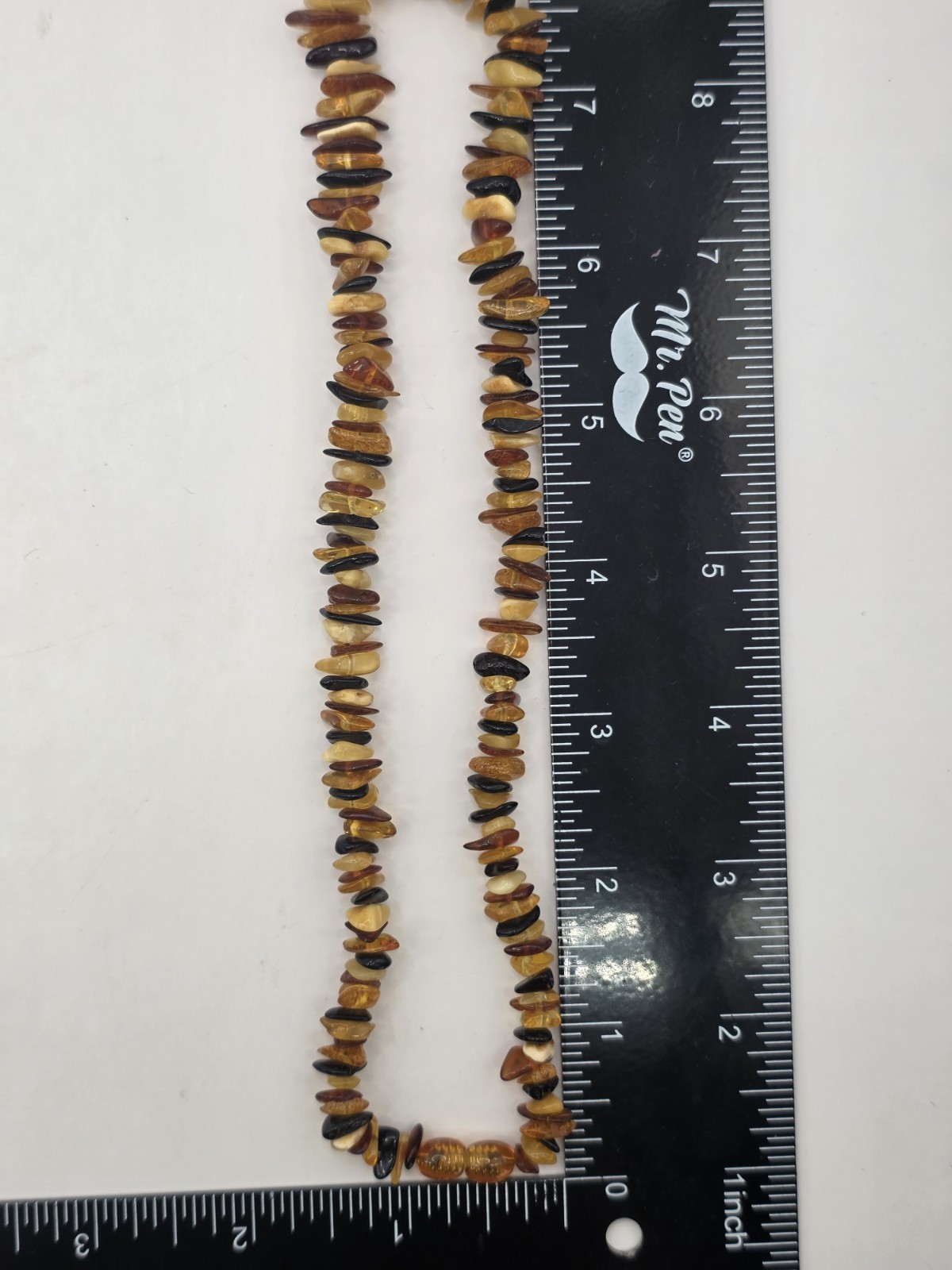 Natural Mixed Baltic Amber Butterscotch Nuggets Chips 18″ Beautiful Chocker NEW