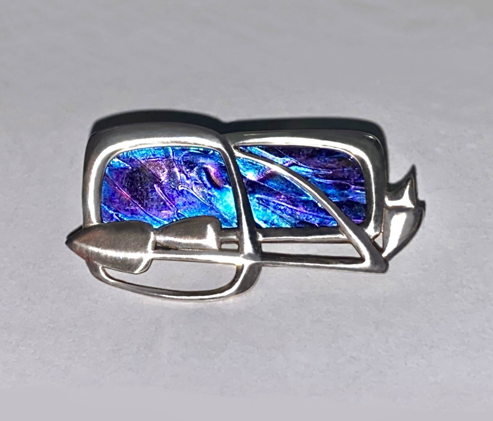 PAT CHENEY + JOHN DITCHFIELD Collaboration ‘Chene D Glas’ BROOCH & PENDANT opt