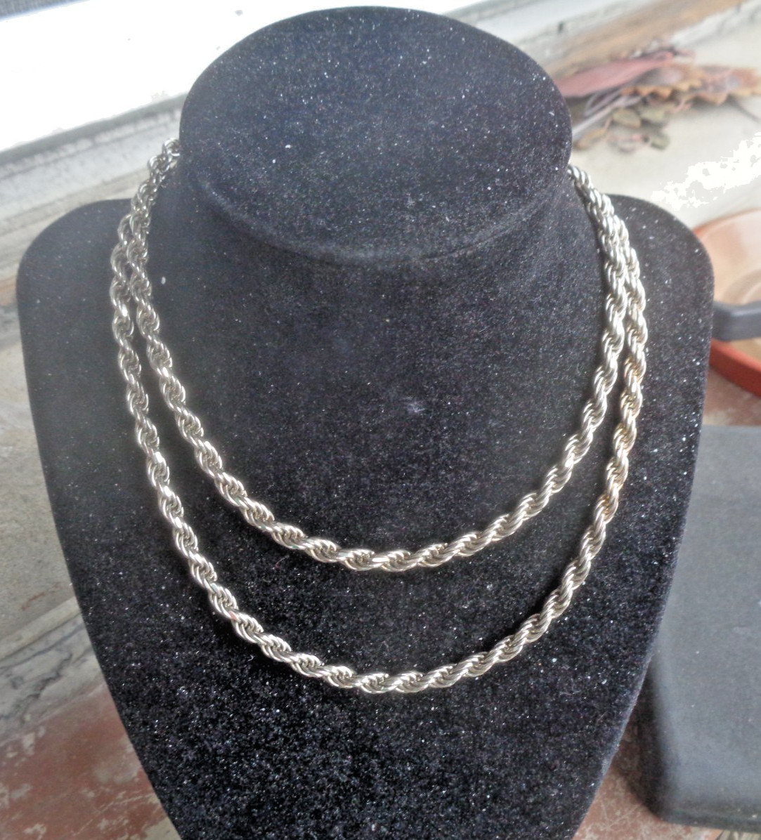 Vintage Milor 925 Italy Sterling Silver 30″ Rope Chain Necklace 57.2G
