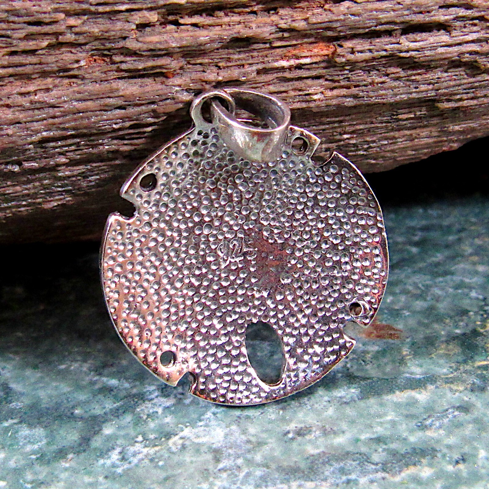 Handcrafted Solid 925 Sterling Silver SAND DOLLAR Pendant, Beach & Sea Jewelry