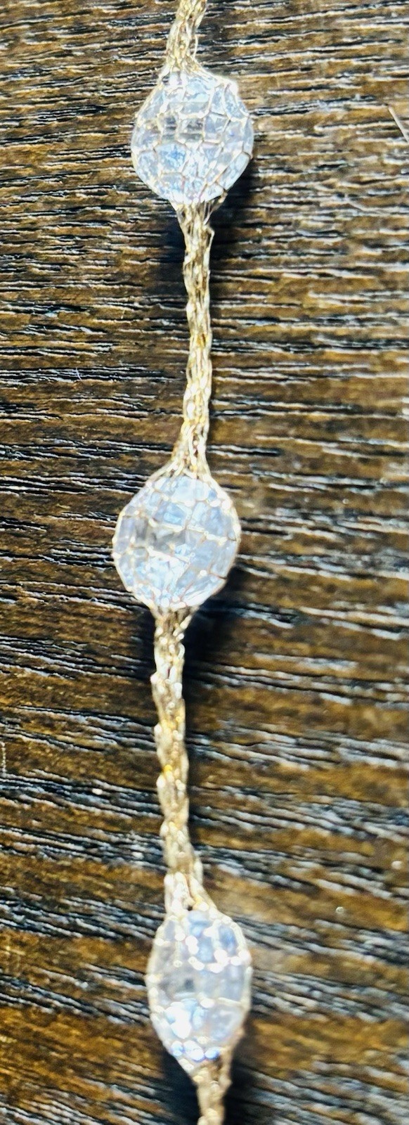 MILOR Italy 14K Solid Gold Station Necklace | XRF Tested | 8.9g| 585 Yellow Gold