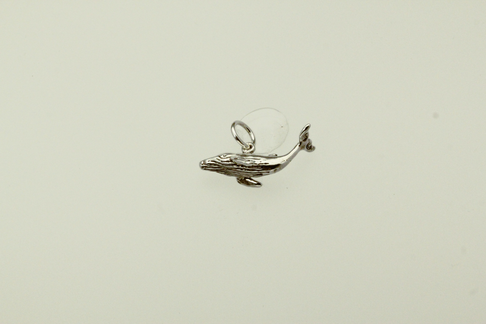 925 Sterling Silver Humpback Whale Charm/Pendant 3.2 Grams (PEN9192)