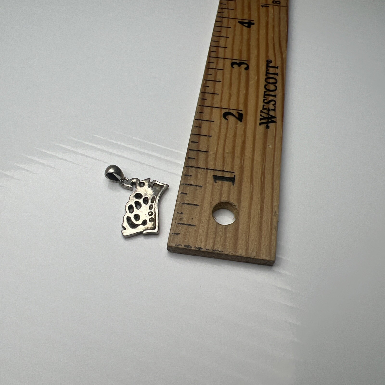 925 Sterling Silver Retro Pendant Charm SASSY Enamel Girl Brat Fashion