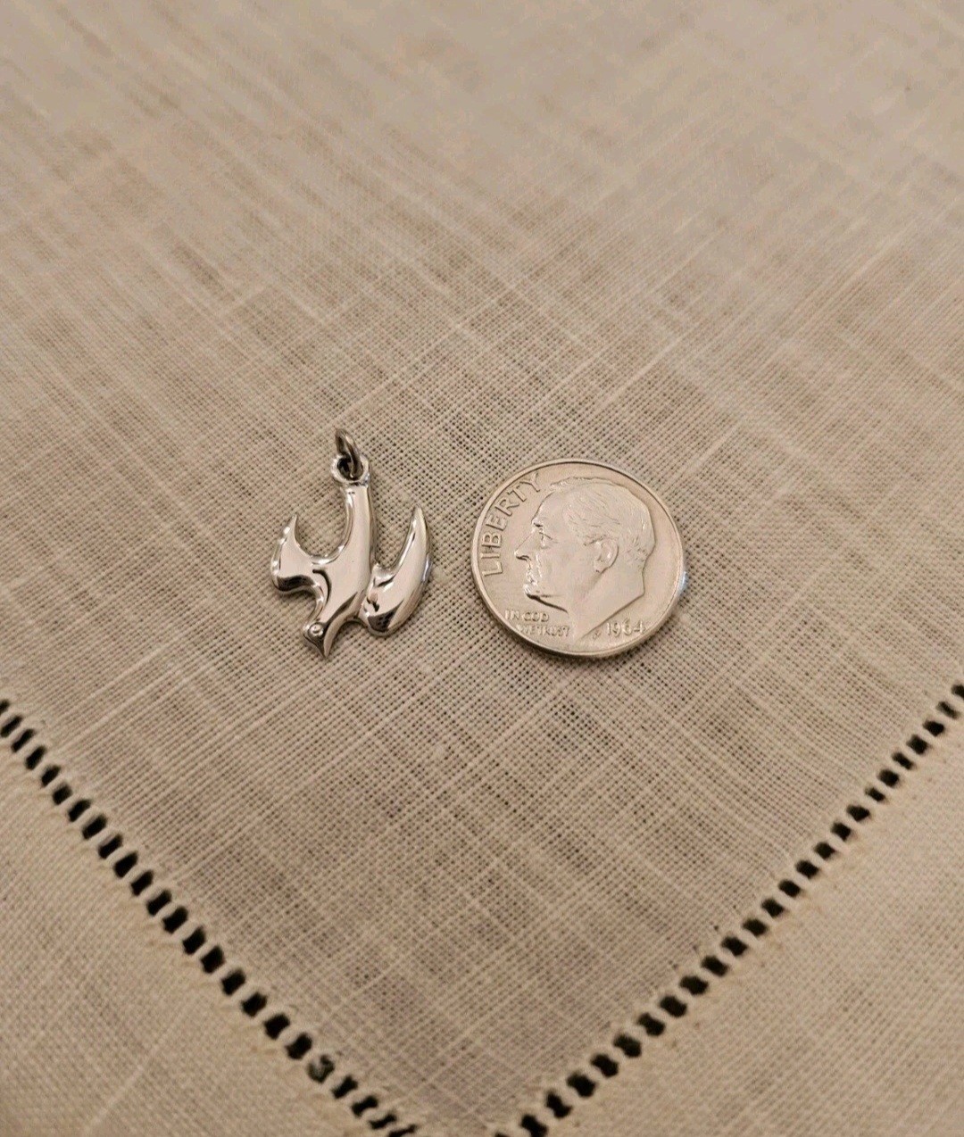 Vintage Sterling Silver Holy Spirit Dove Charm Pendant 925 by Chapel