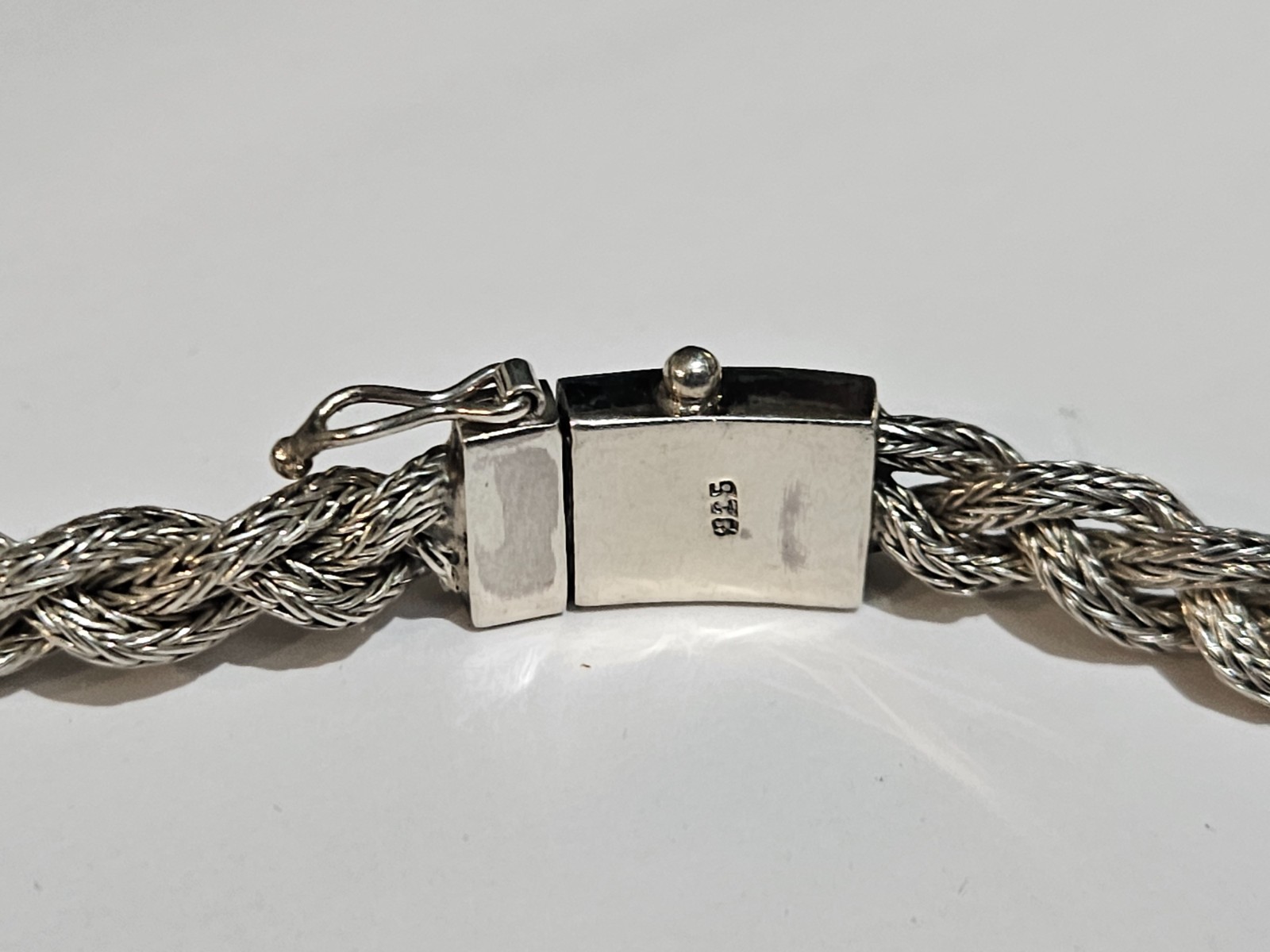 Shop Lc MASSIVE HEAVY 58.4g Necklace in Sterling Silver 18″