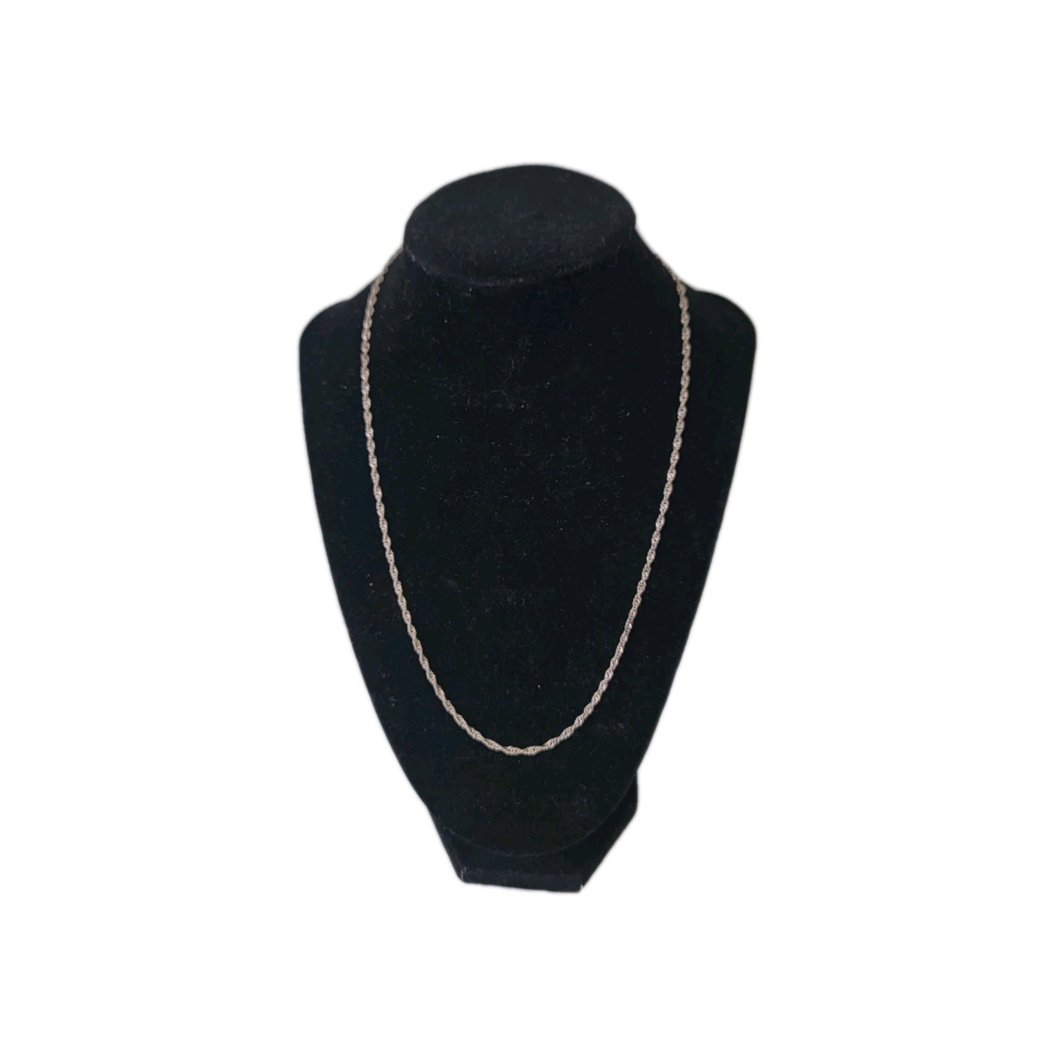 MILOR Sterling Silver Rope Chain Made In Italy Necklace 20 Inches Vintage