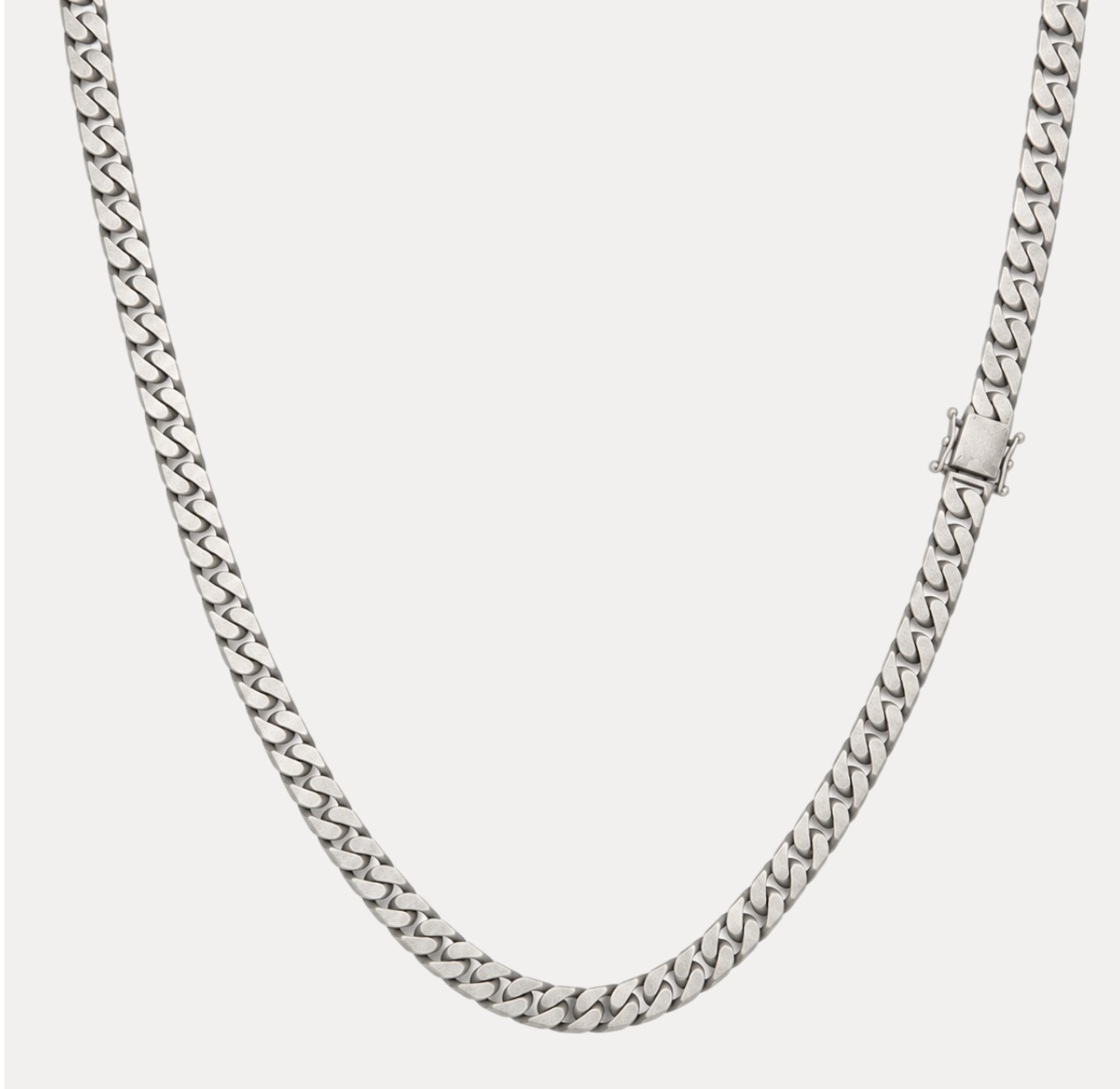 6mm Modern Miami Cuban Chain Necklace – 925 Sterling Silver Or Oxidized Rhodium