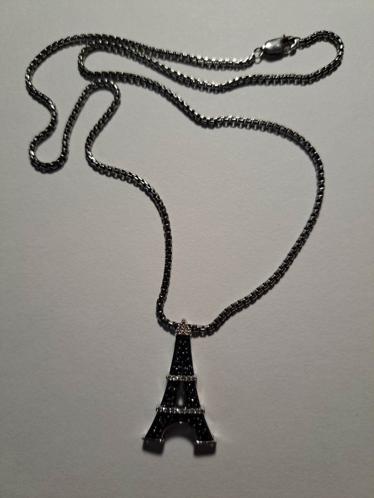 Alwand Vahan Eiffel Tower pendant.