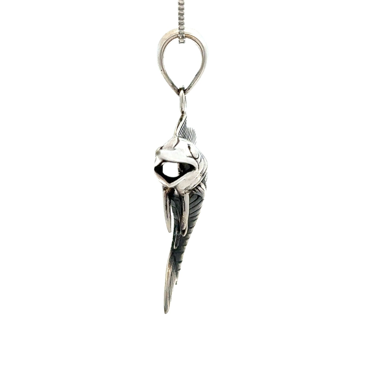 Sterling Silver Sailfish Pendant (1 1/2 X 1 1/2 Inch)