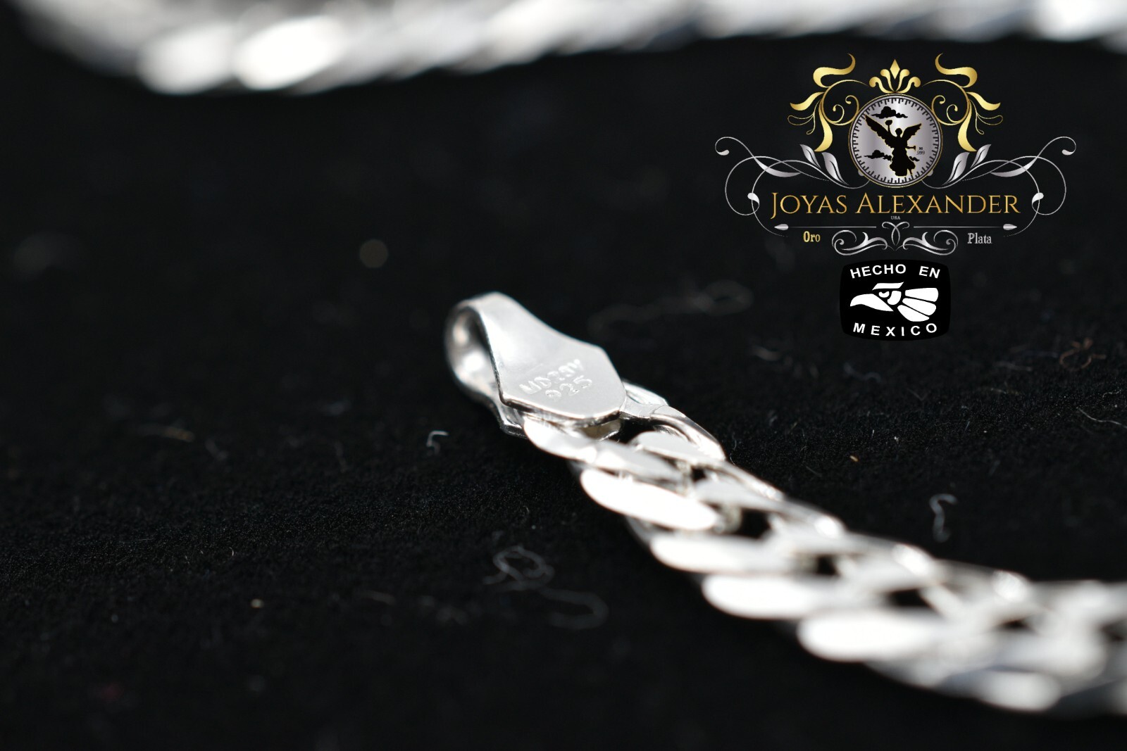 Rombo Chain Double Link Sterling Silver Chain Necklace Plata de Mexico