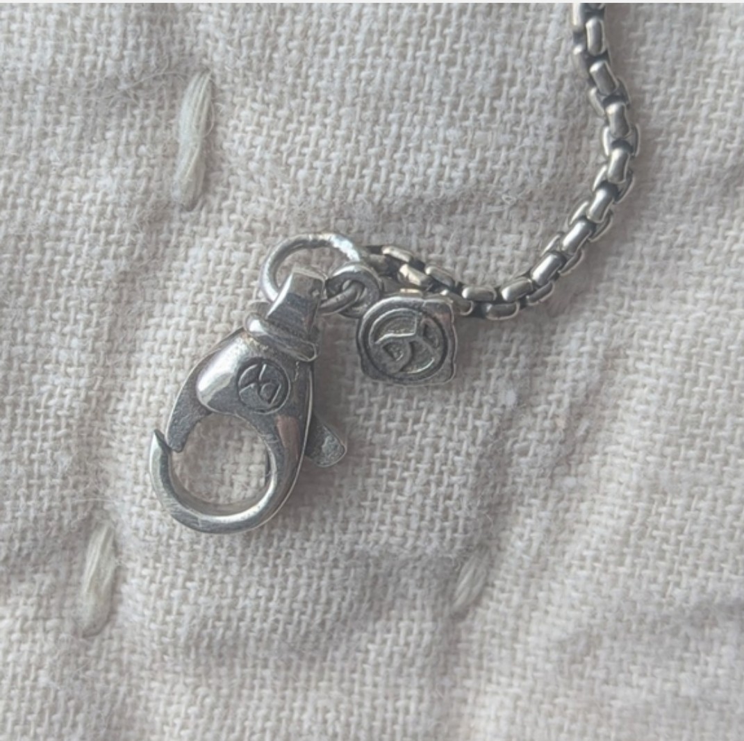 David Yurman Stax Diamond Sterling Silver Large Pendant Necklace