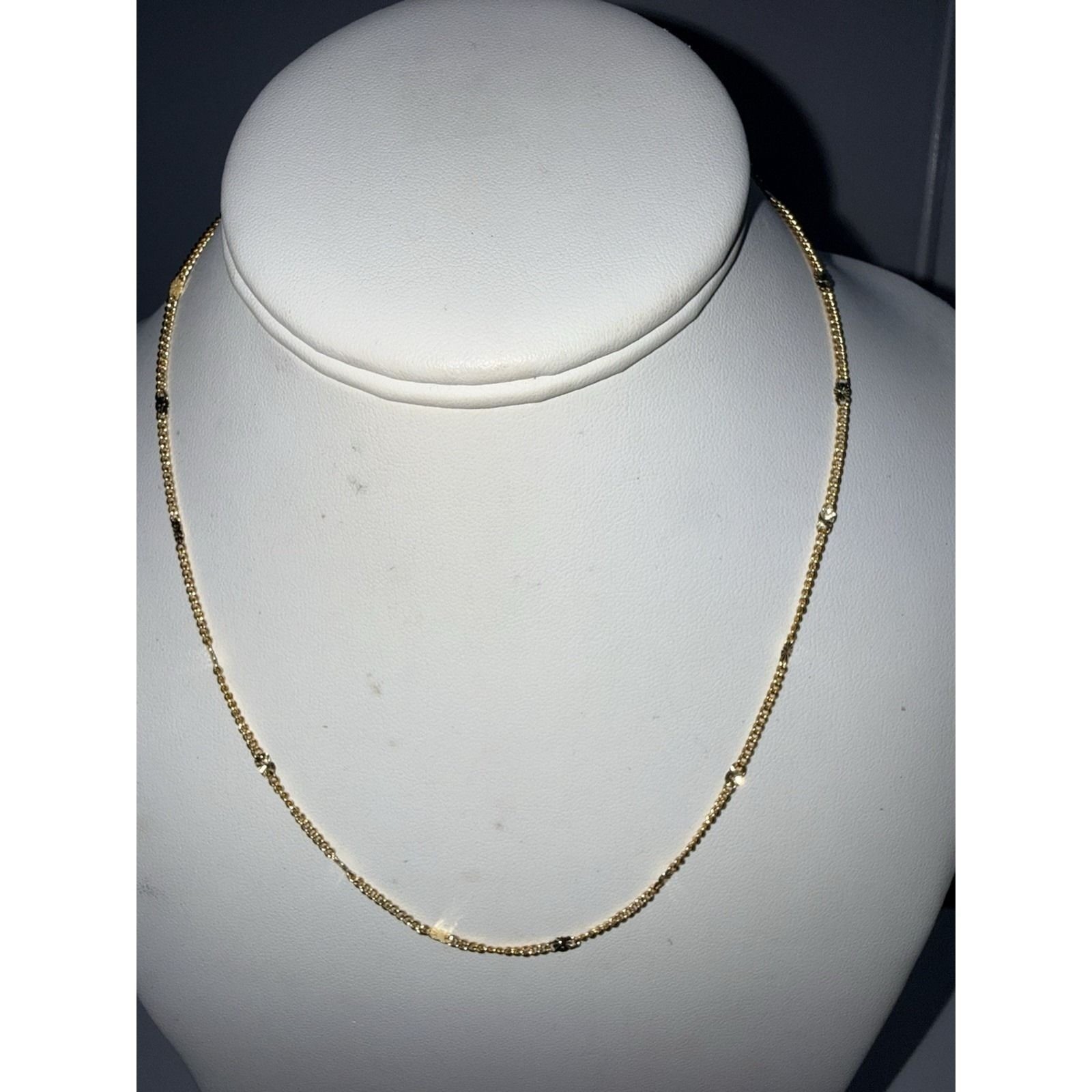 EVRY Jewels Dainty Necklace Gold Tone Adjustable Stackable