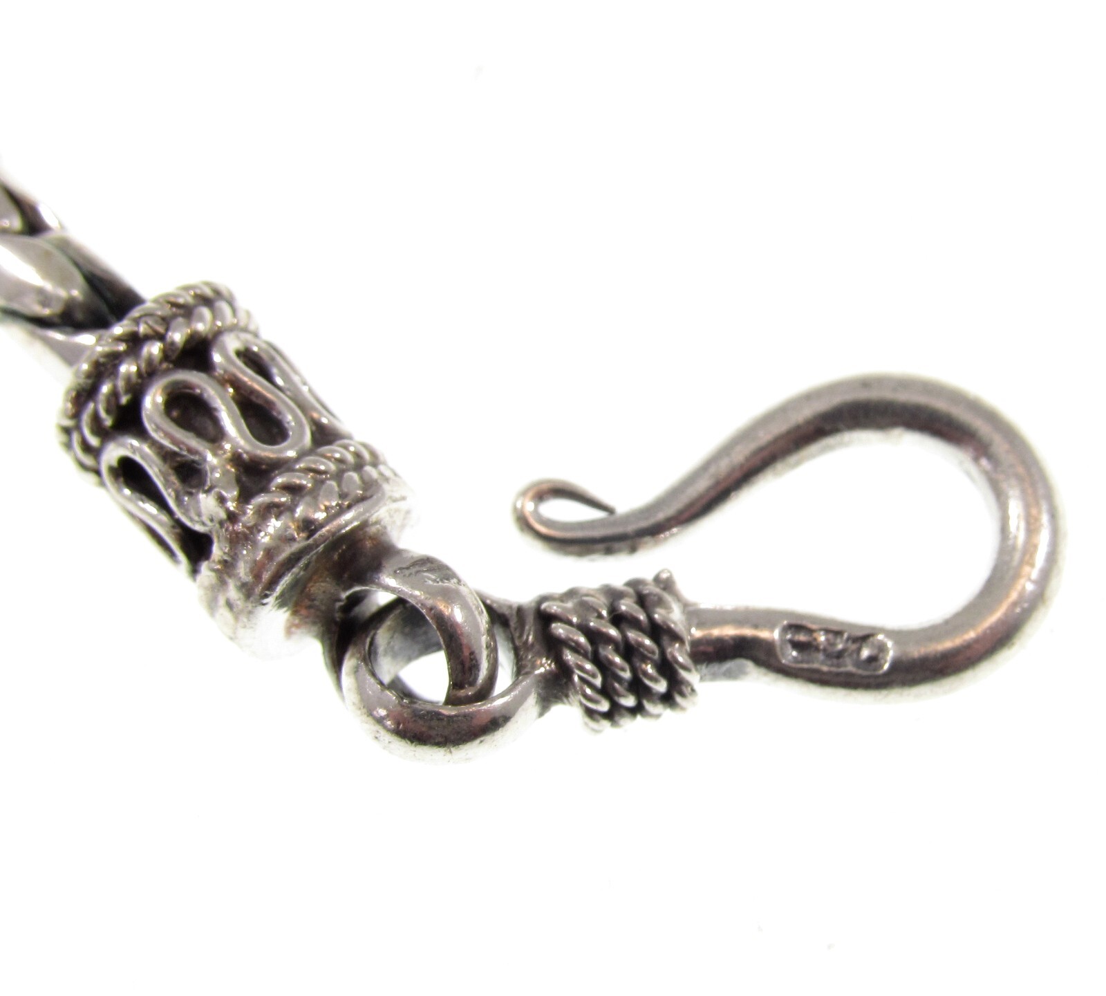 2.5MM Handmade Solid 925 Sterling Silver Balinese BECKEL Chain Necklace Bali