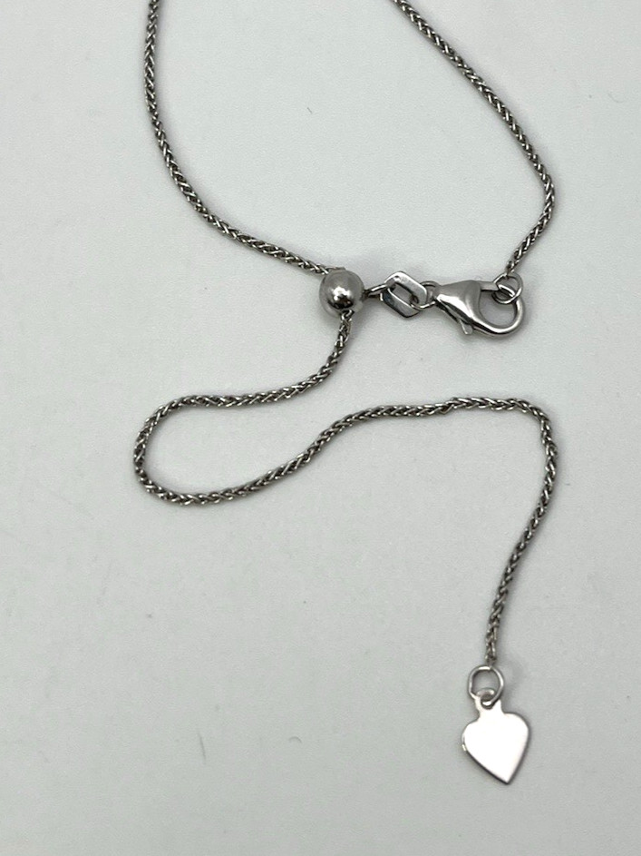 PETITE ADJUSTABLE LARIAT NECKLACE 925 Solid Sterling Silver 16 18 20 22 ” TURKEY