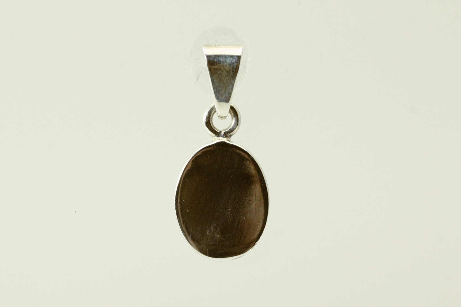 925 Sterling Silver Engravable Oval Pendant 4.6 Grams (PEN4546)