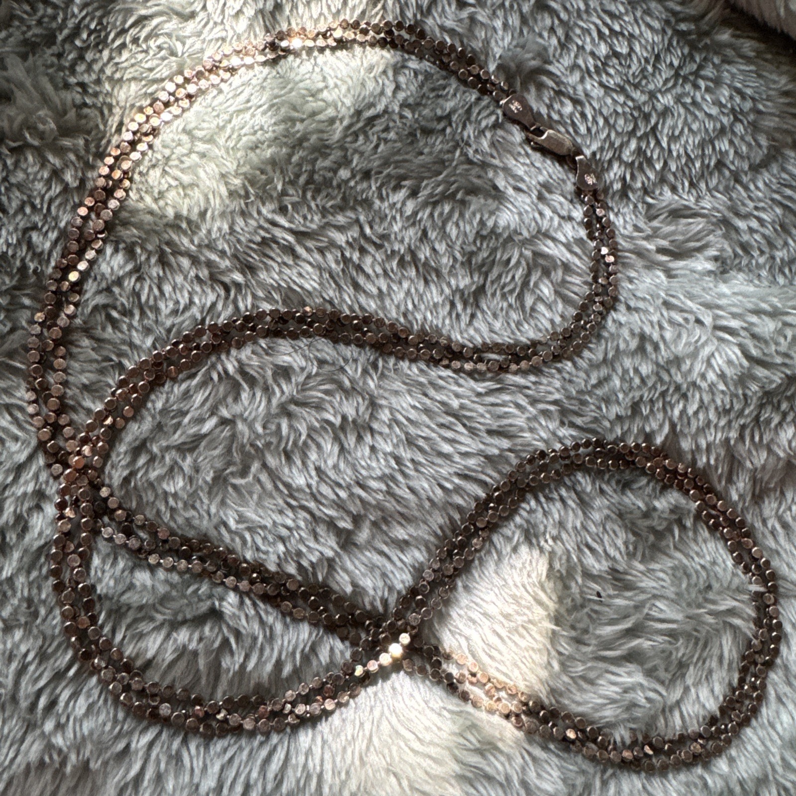 Solid Sterling Braided Chain From Northern Italy Millordesigner 28 Inches