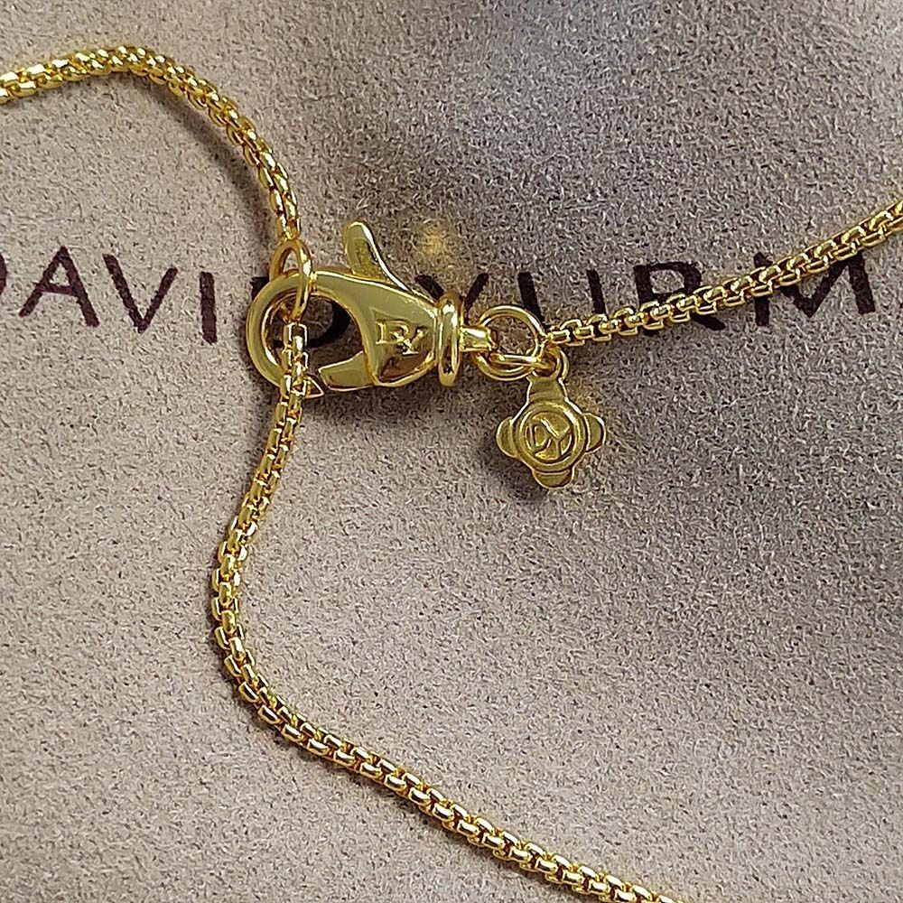 David Yurman heart cable necklace