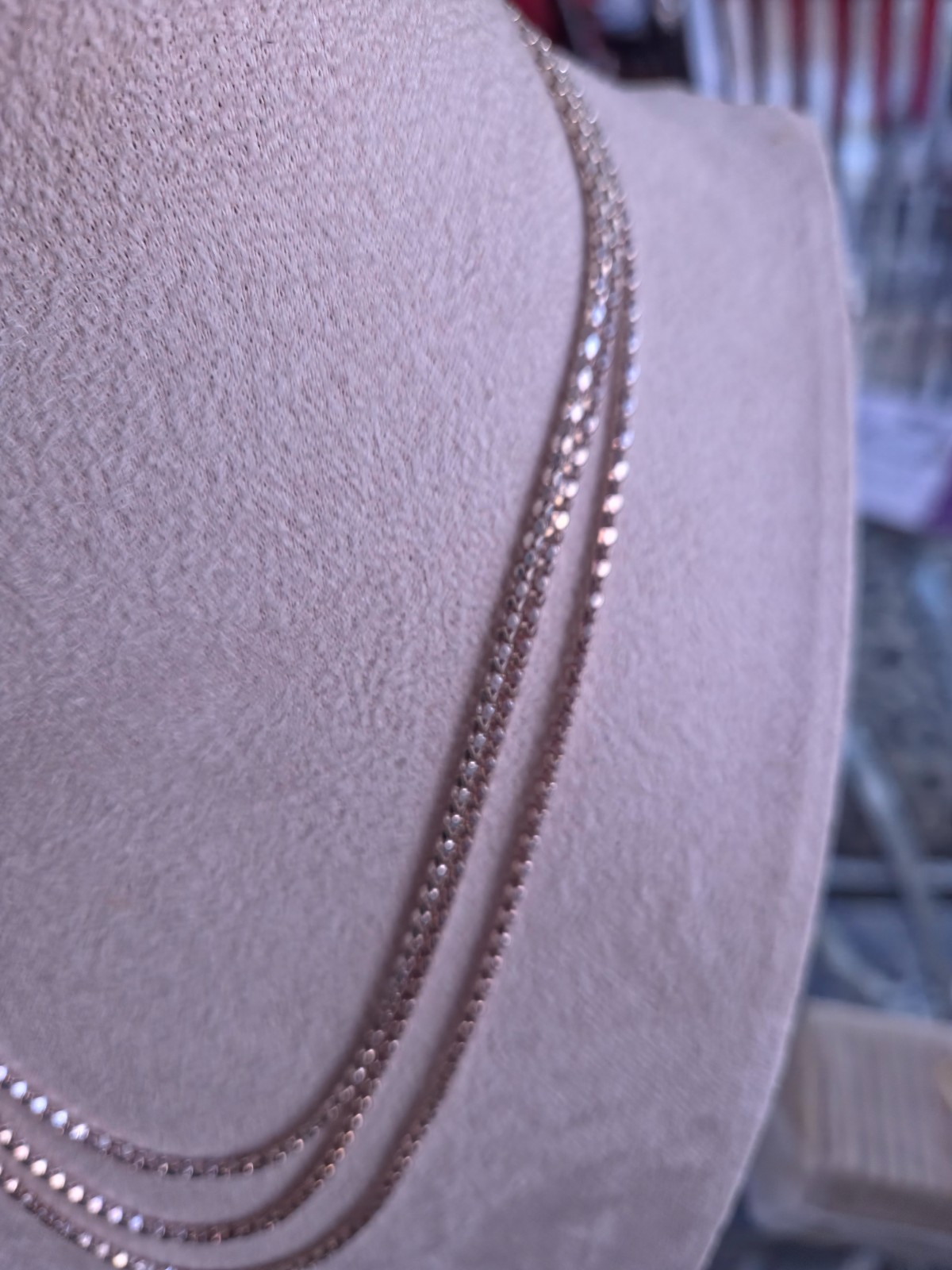 Sterling Silver Triple Strand Popcorn Chain Necklace 18″ Layered Lengths