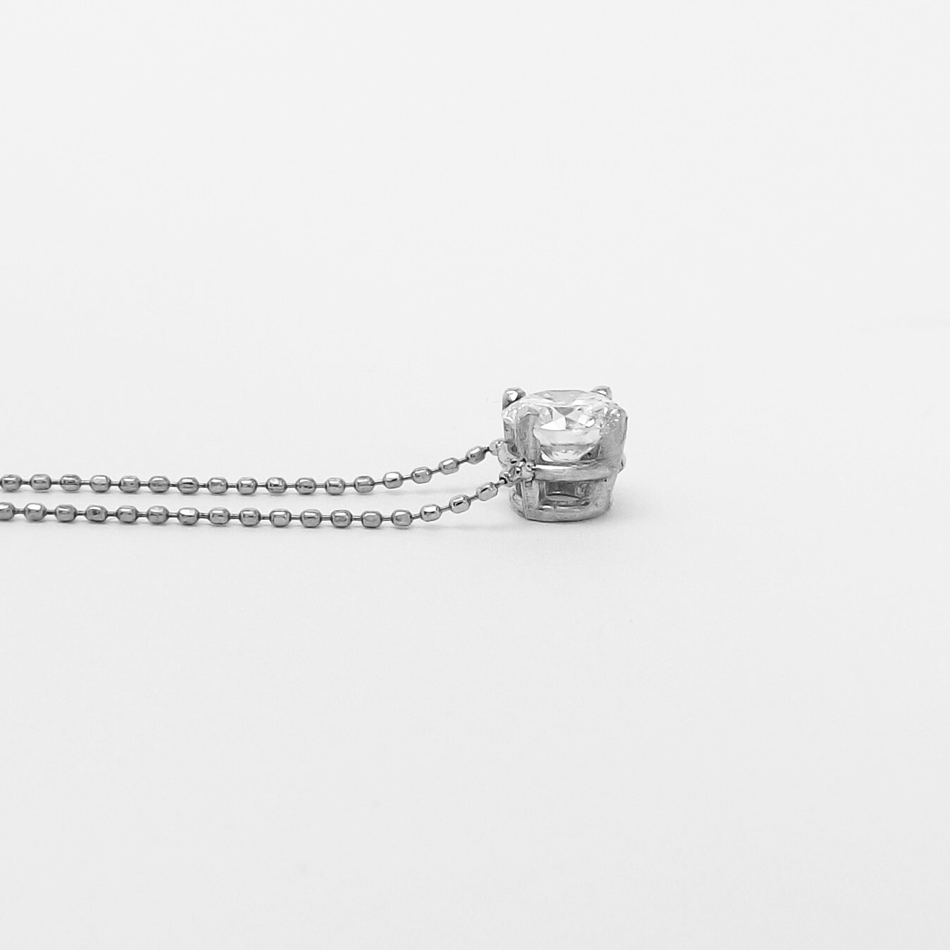 Platinum Diamond Pendant Necklace GIA Certified 16in VS2 H New