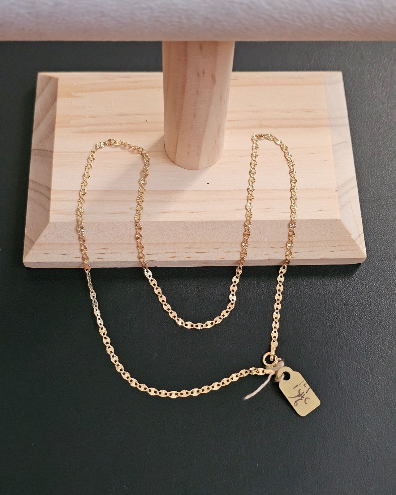 14k gold necklace 16 inch