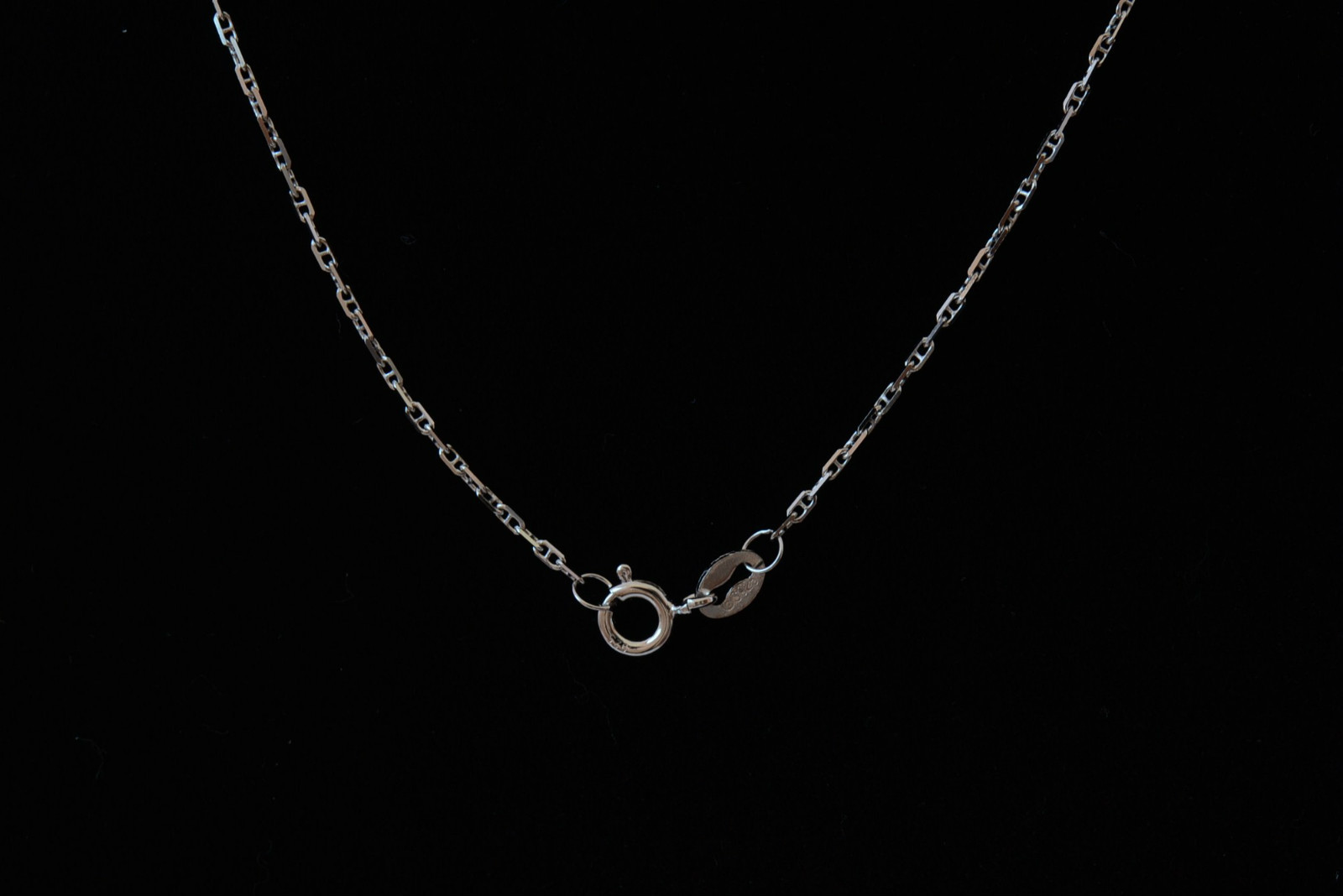 S925 Fine Sterling Silver Necklace Chain 1mm / 18″ / 1.9g USA seller