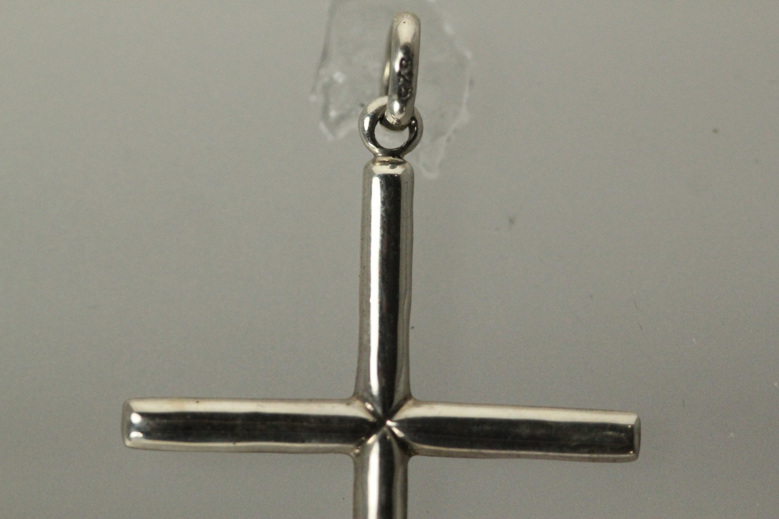 Very Nice 925 Sterling Silver Large Simple Cross Pendant 2.1 Grams (PEN2840)
