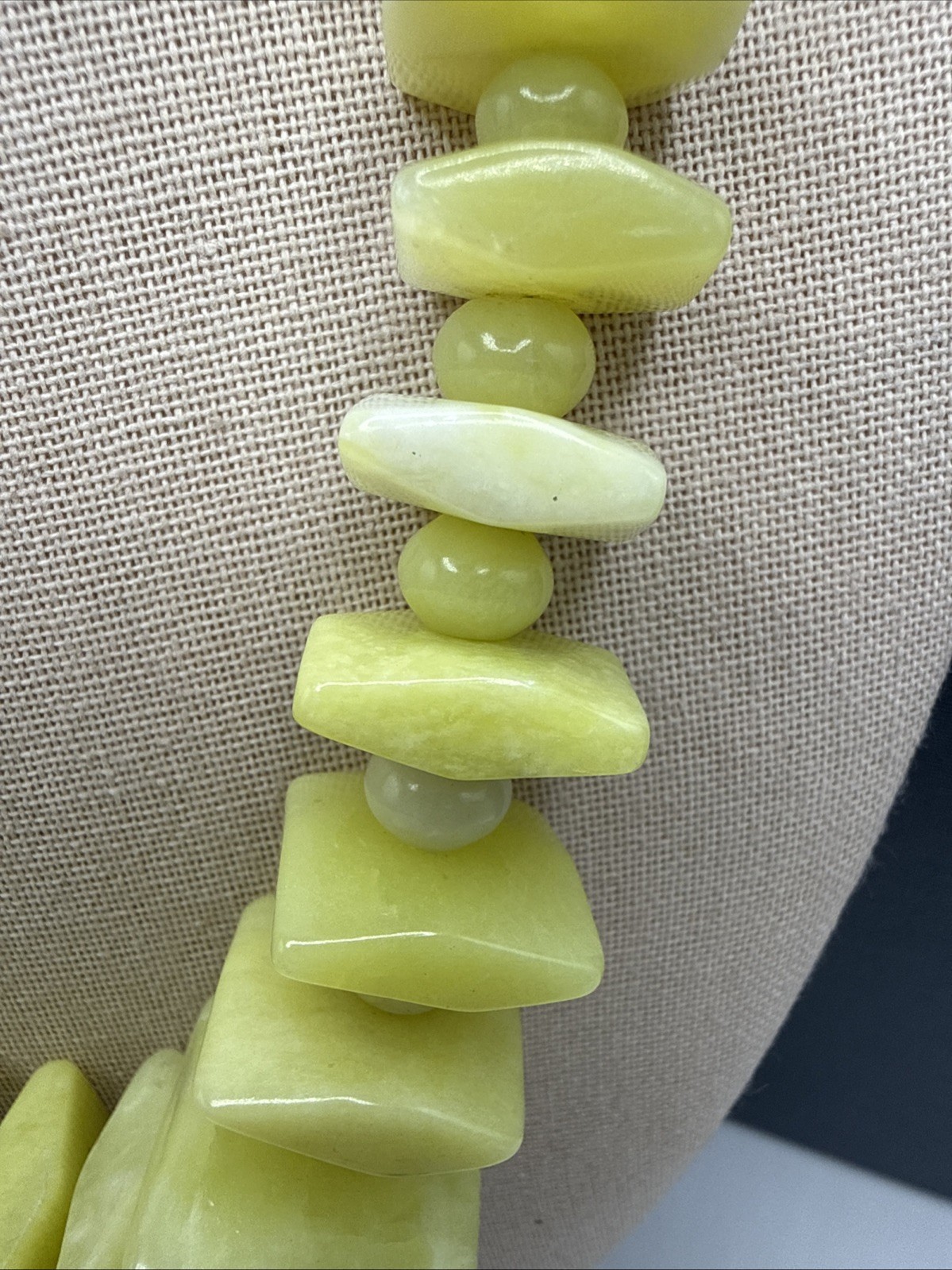 Jay King Natural Korean Serpentine Freeform Sterling Silver Necklace