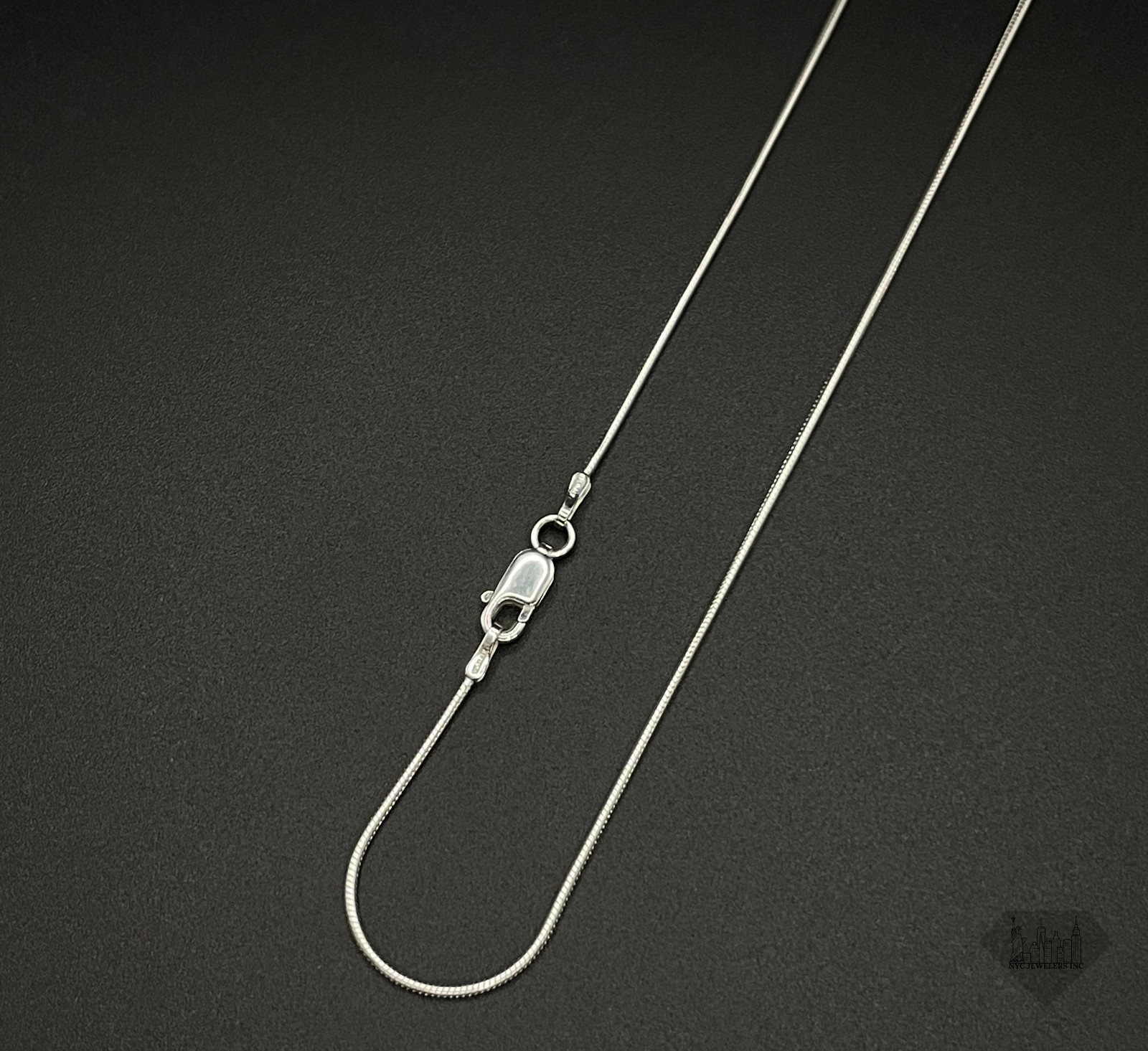 Italian Solid Sterling Silver Snake Link Chain Necklace 925 Silver Chain UNISEX