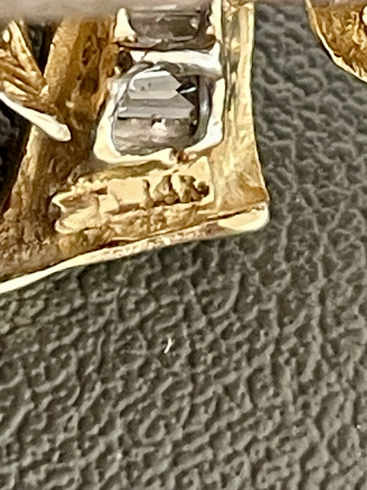 14KT Yellow/White Gold 0.65CTW Channel Set Baguettes Diamond Journey Pendant(E53
