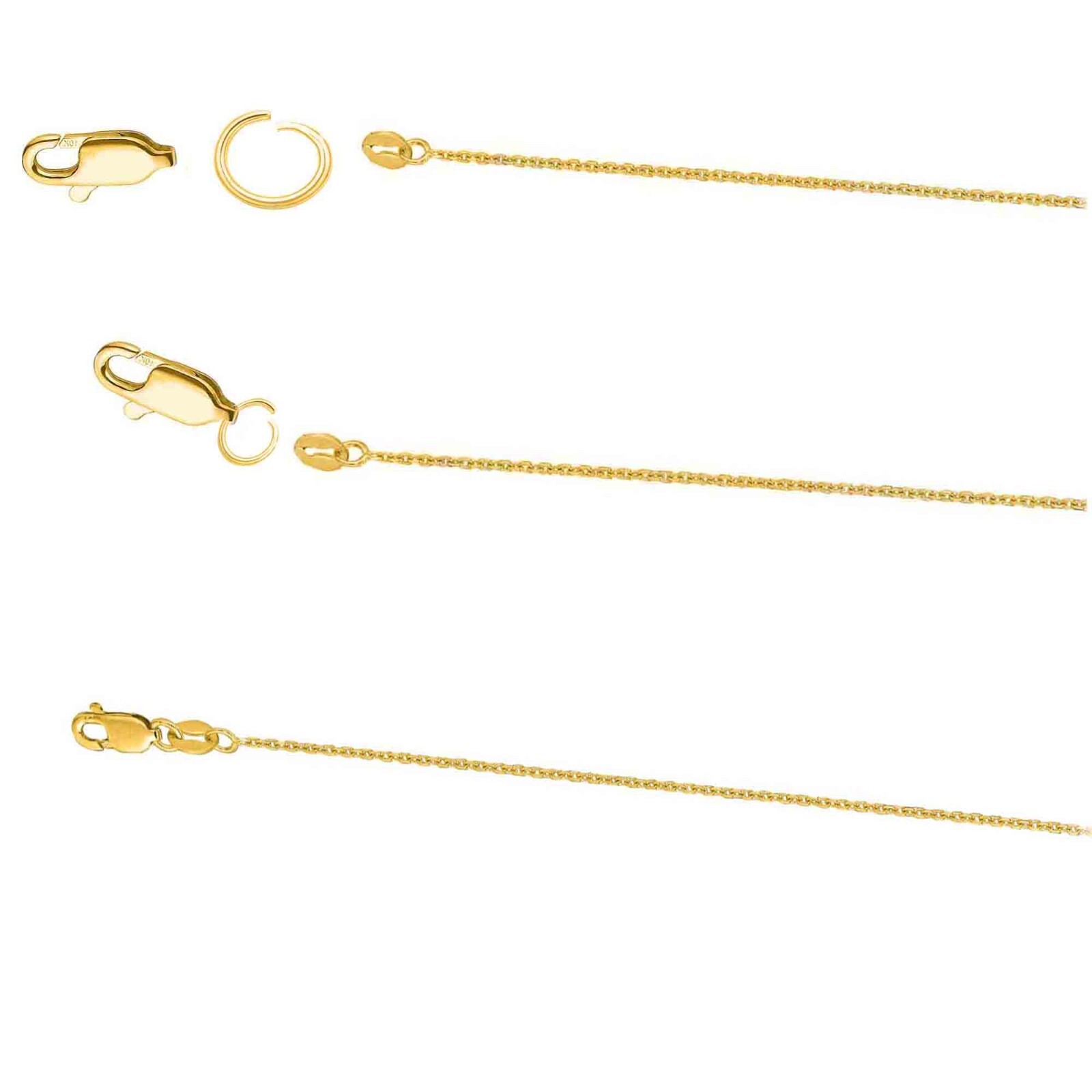 14K Real Yellow Gold Lobster Catch Lock Replacement