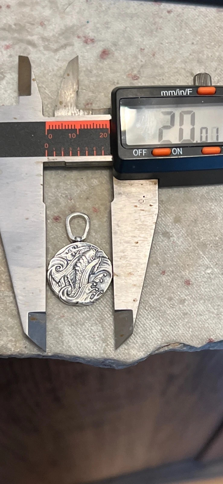 David Yurman Sterling Silver Dragon Amulet b