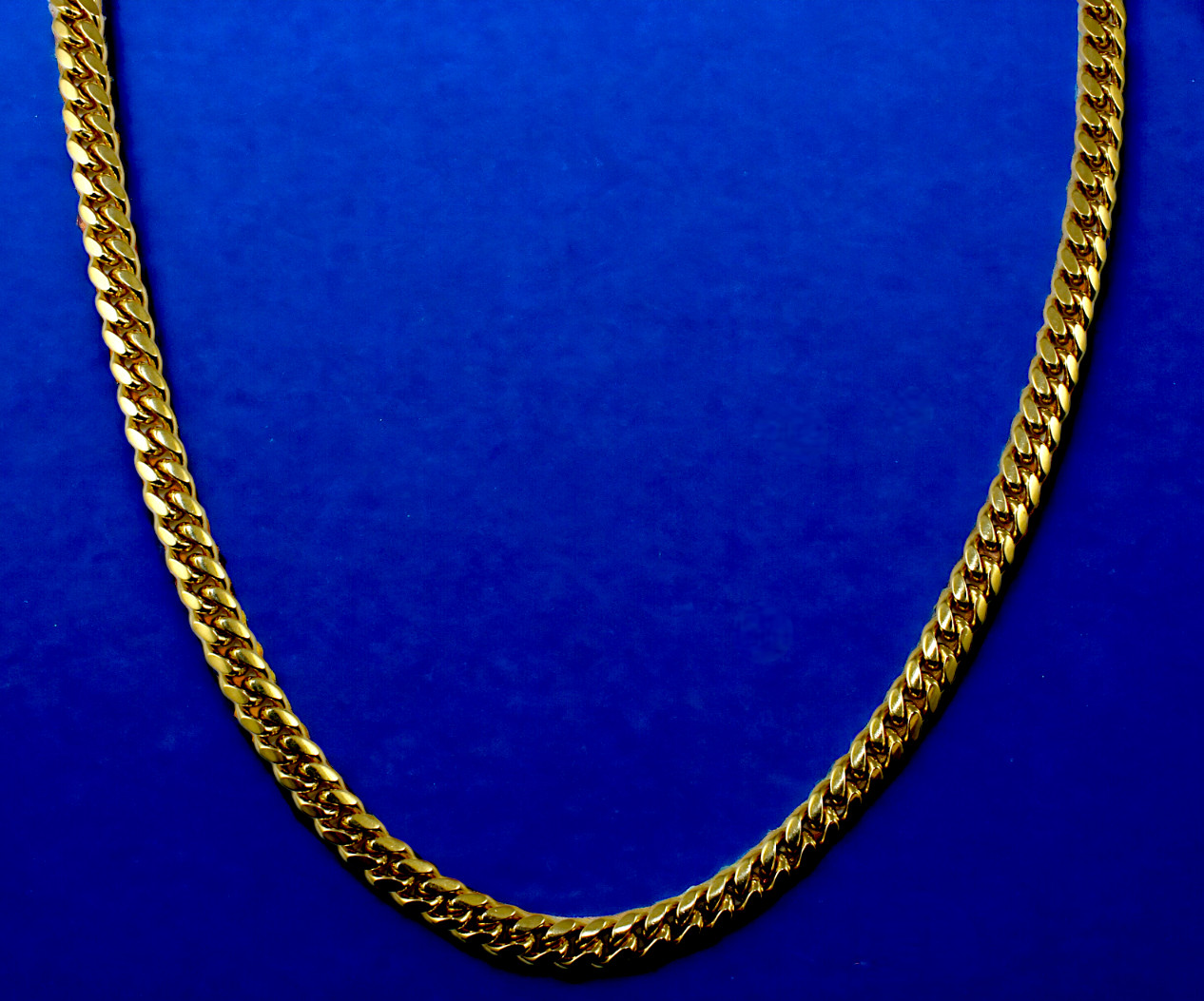 18K Yellow Gold SOLID Miami Cuban Link Necklace Chain Real Gold 4mm-7.5mm 16-30″
