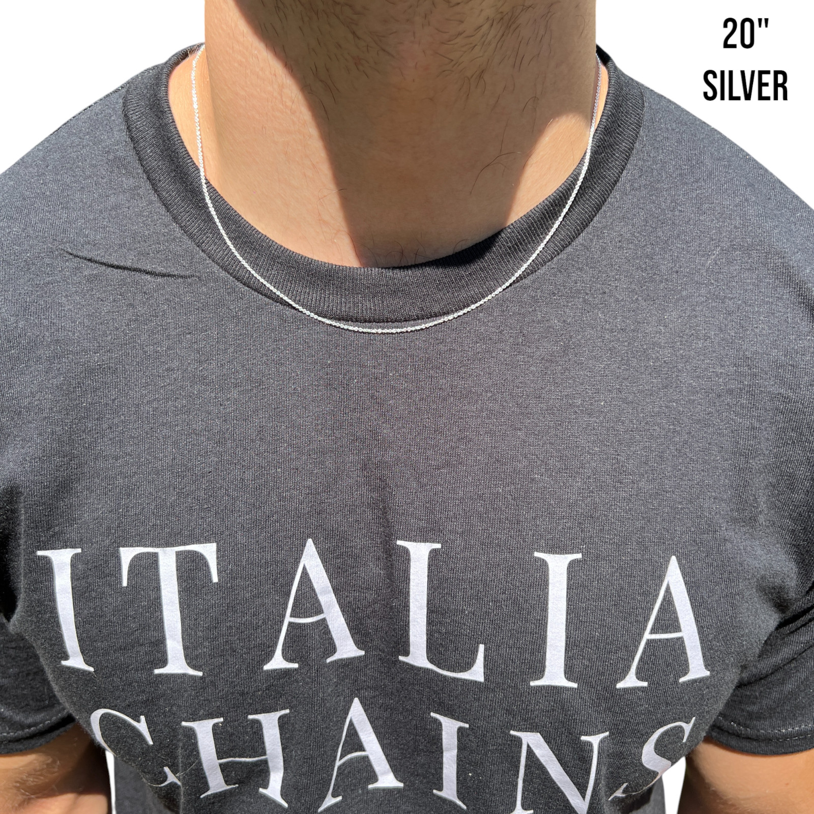 1mm Cable Link Chain – Real Solid 925 Sterling Silver Or 14k Gold/Rose Vermeil